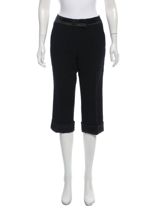 Andrew Gn Ankle Wool Pants Black