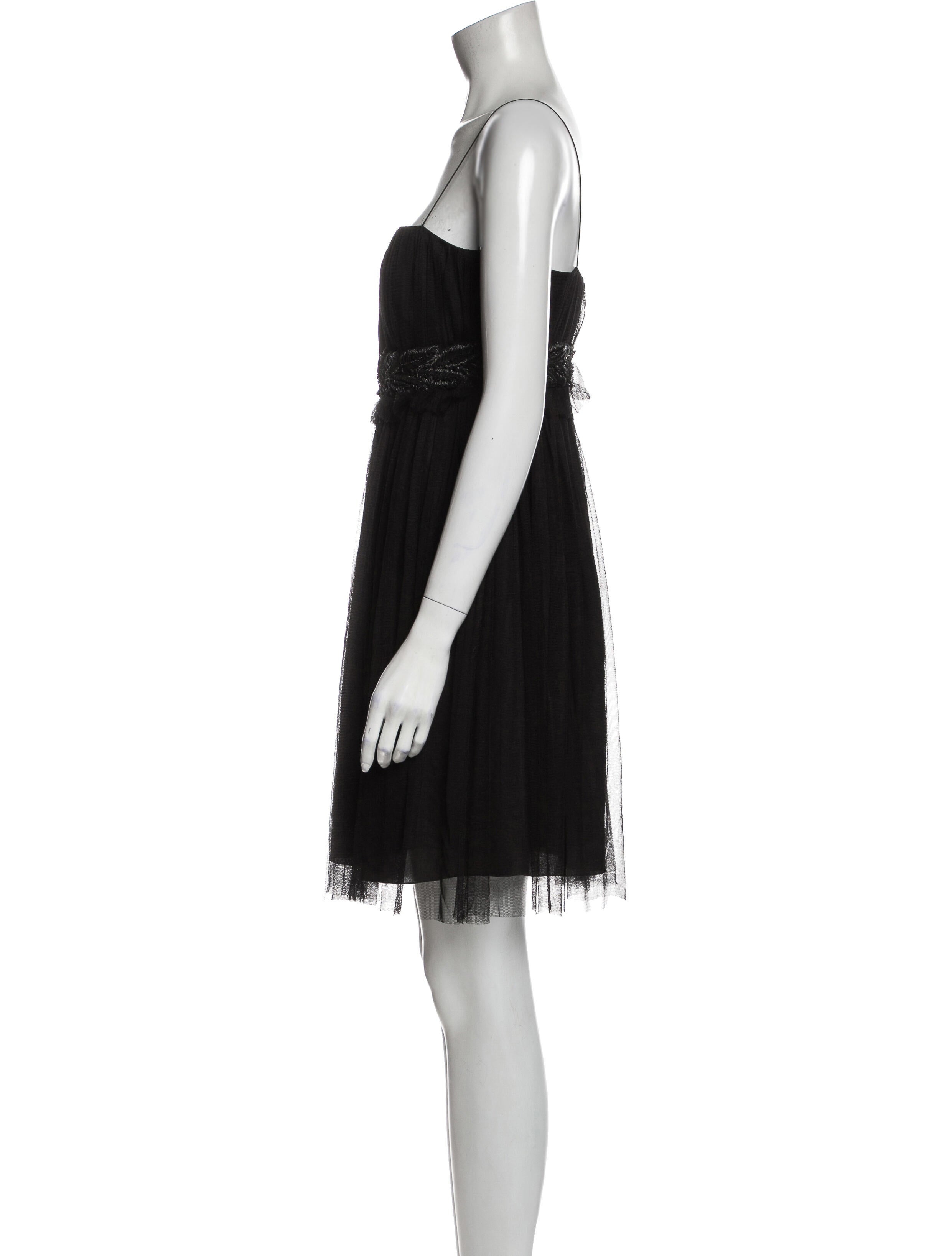 Andrew Gn Silk Mini Dress