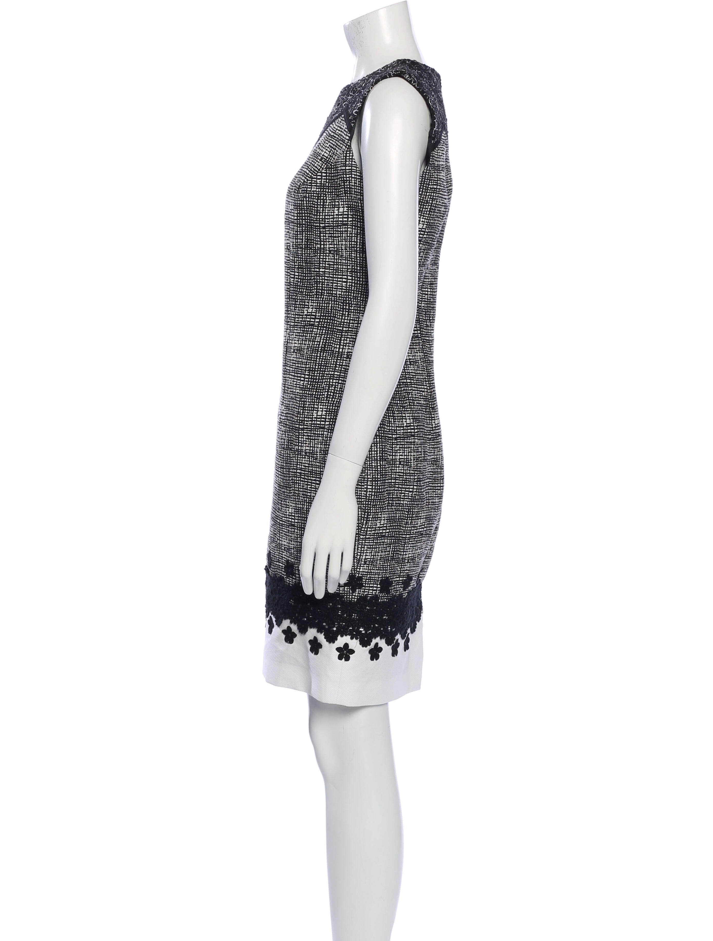 Andrew Gn Bateau Neckline Knee-Length Dress