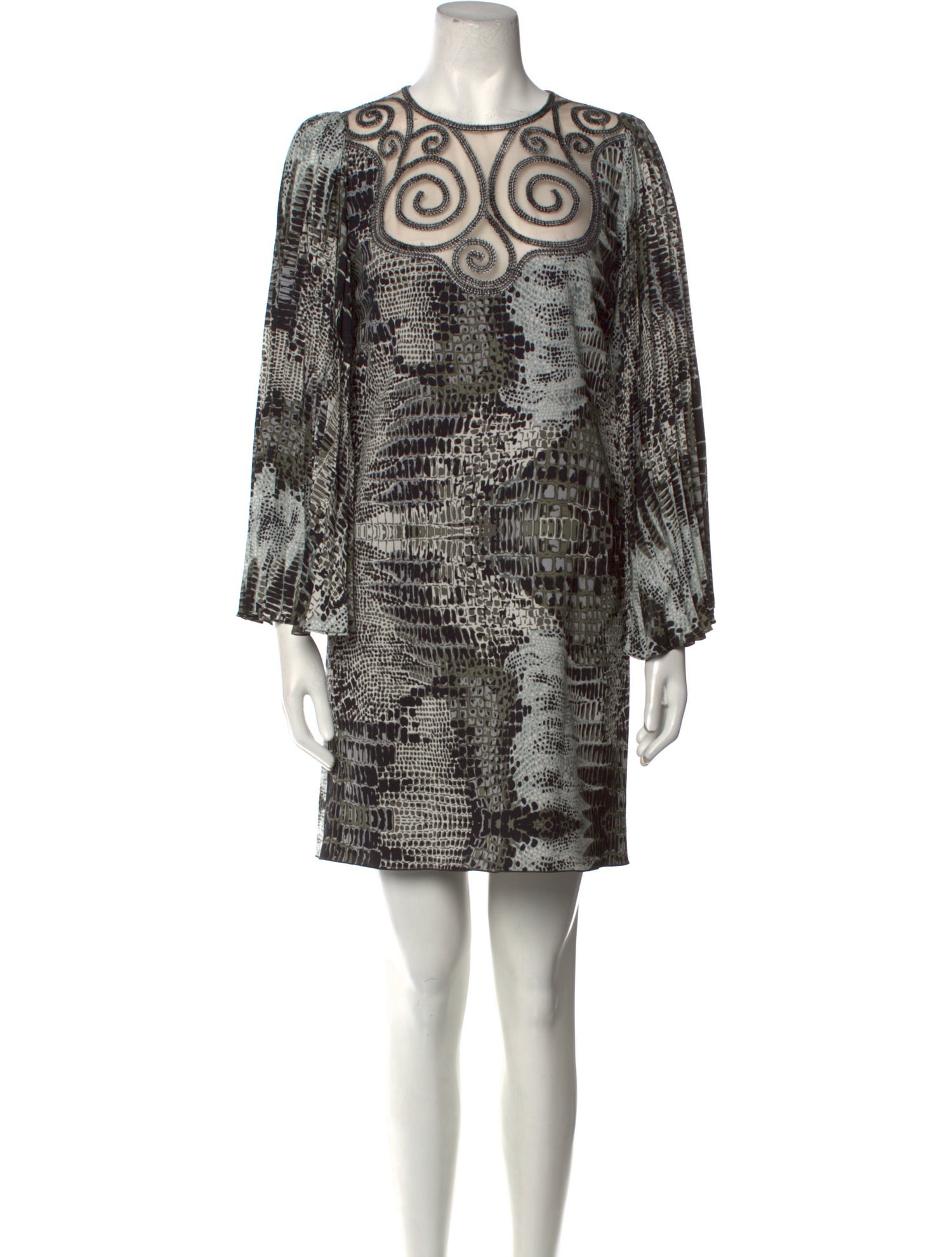 Andrew Gn Silk Mini Dress