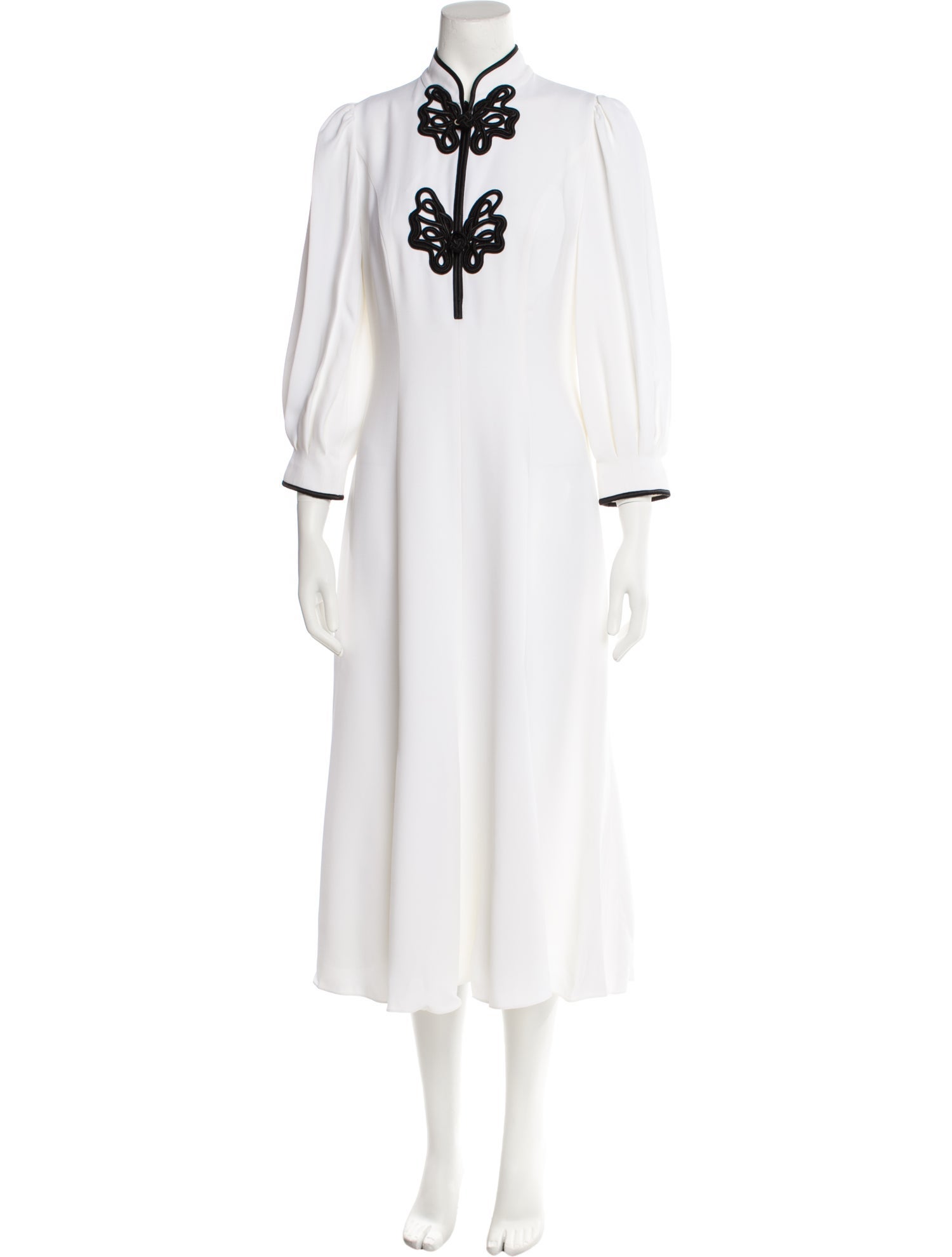 Andrew Gn Mock Neck Long Dress w/ Tags