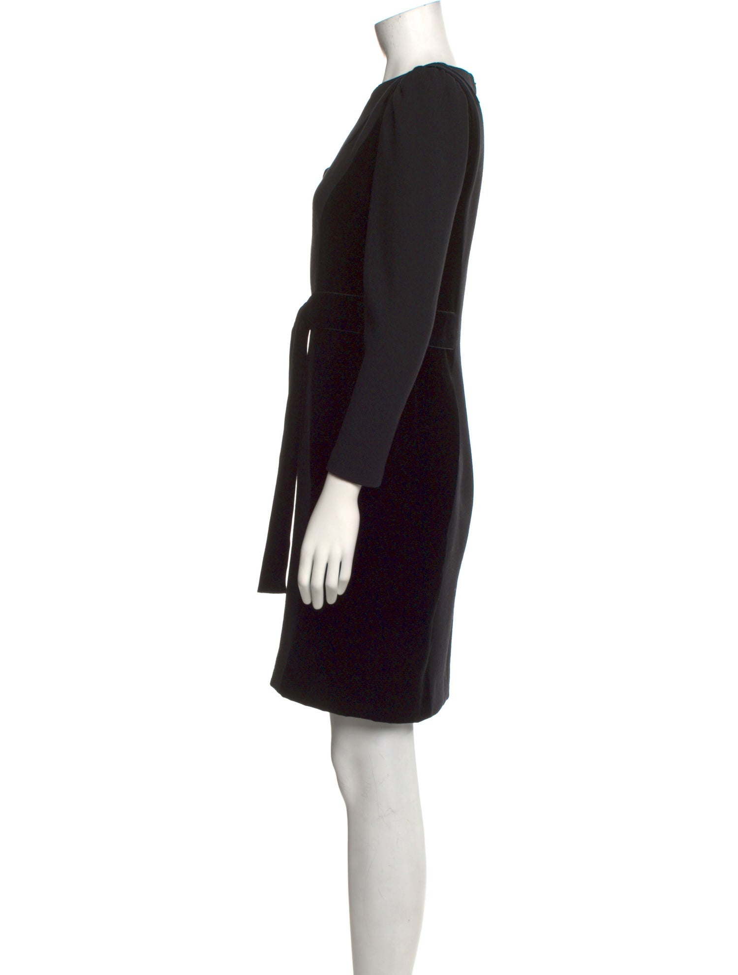Andrew Gn Virgin Wool Knee-Length Dress