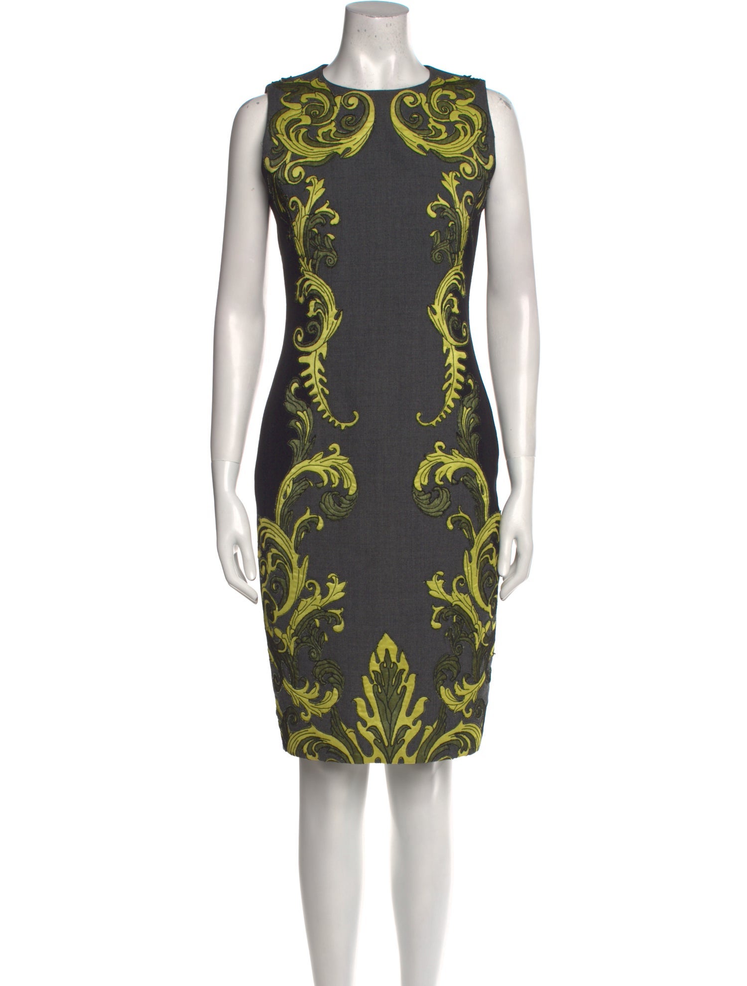 Andrew Gn Printed Knee-Length Dress