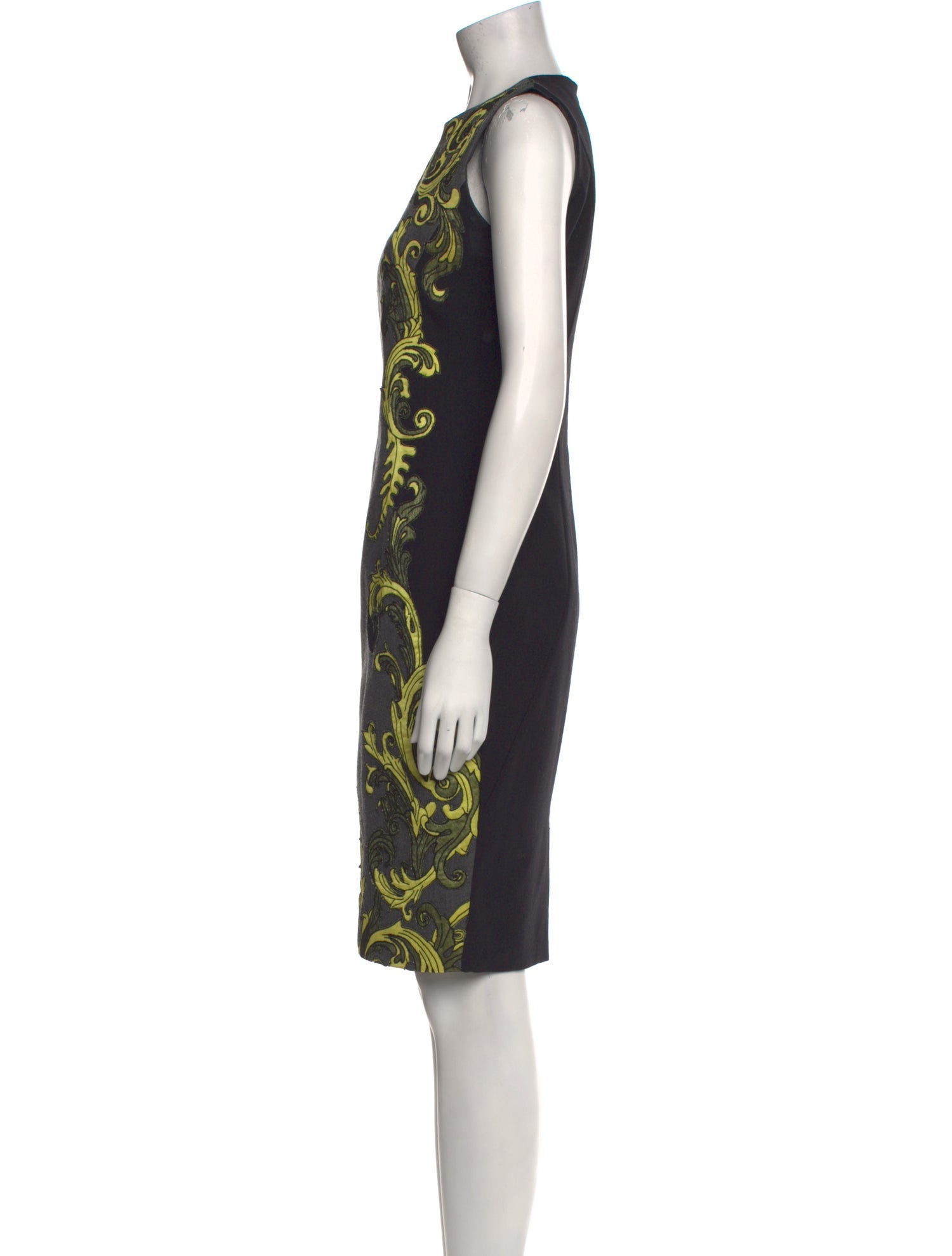 Andrew Gn Printed Knee-Length Dress