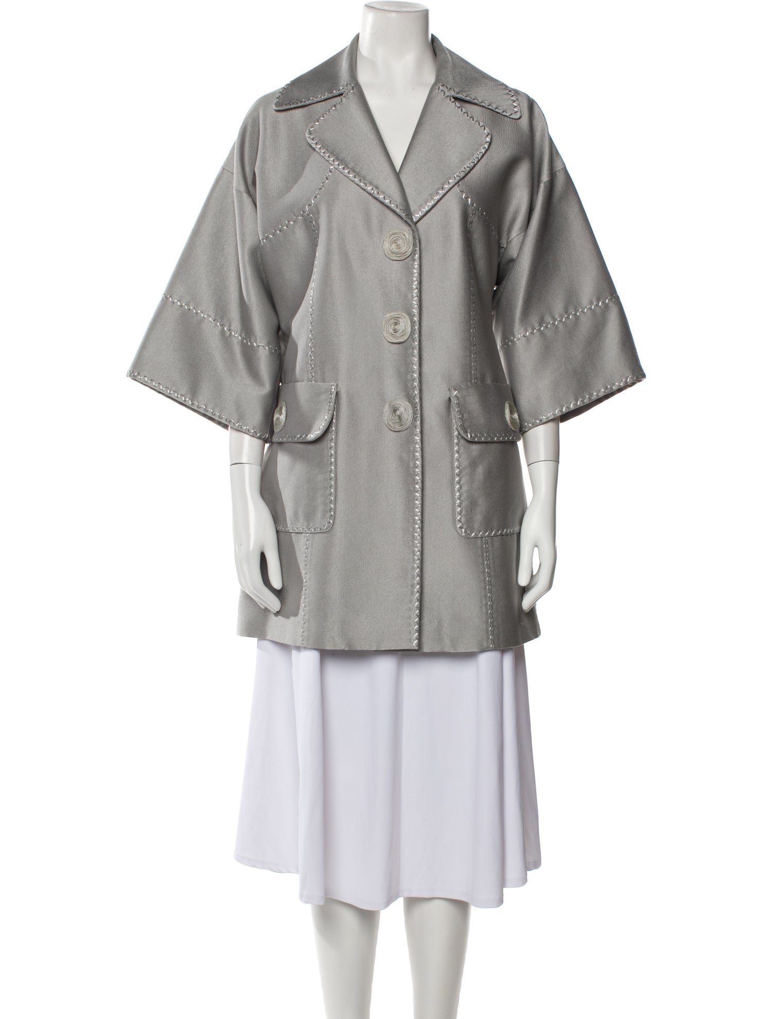 Andrew Gn Silk Coat