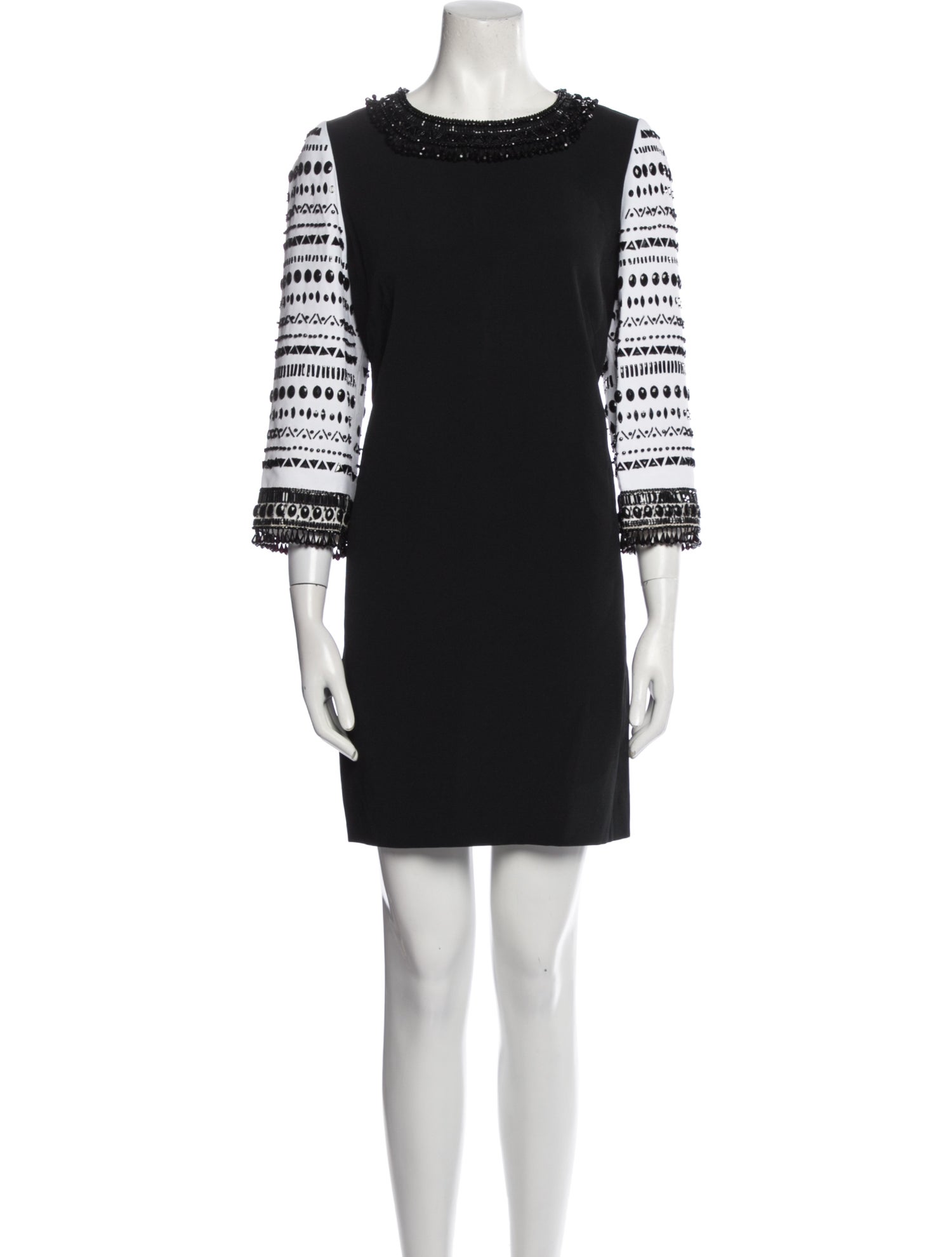 Andrew Gn Angora Mini Dress