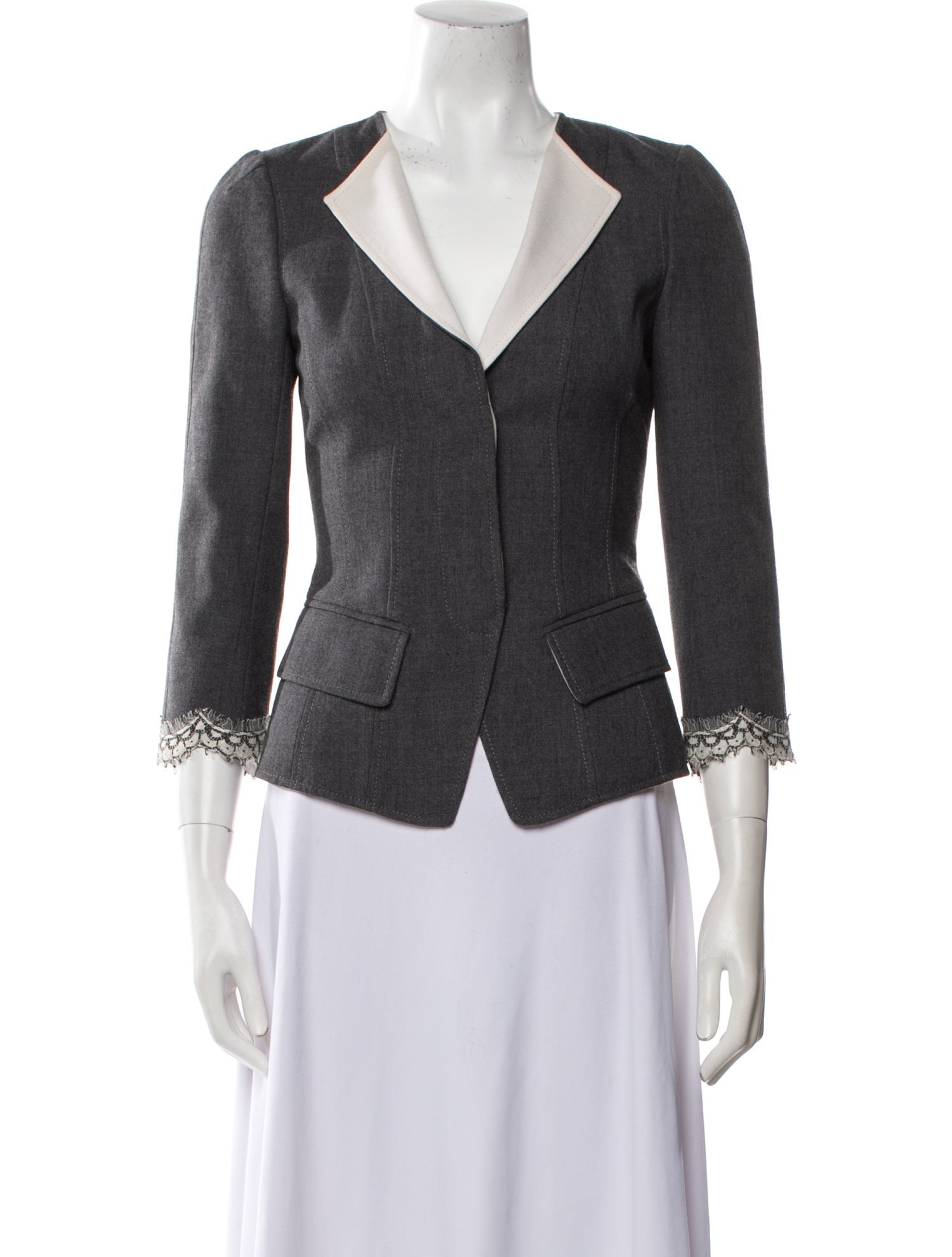 Andrew Gn Virgin Wool Blazer