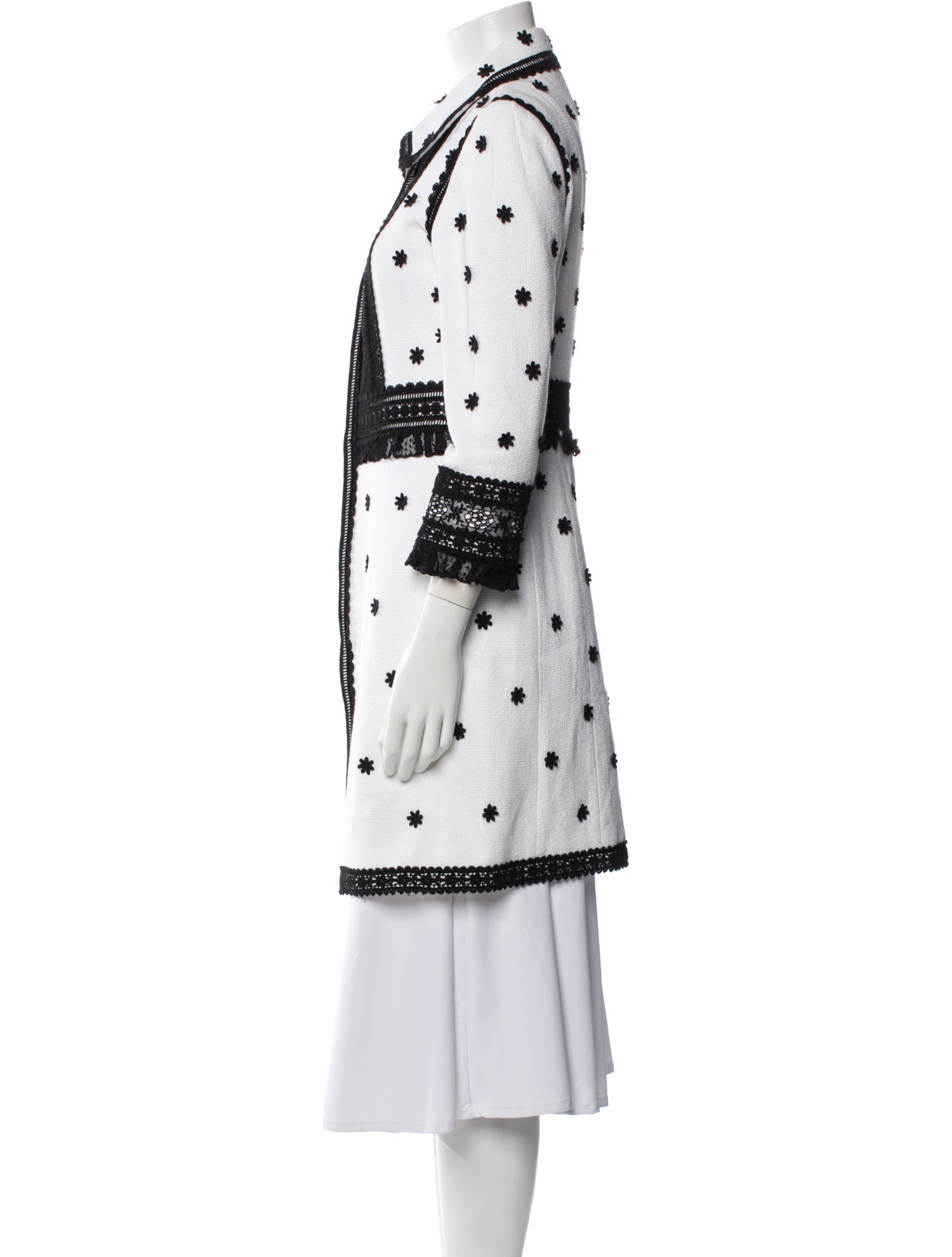 Andrew Gn Printed Trench Coat