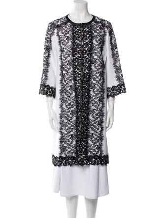 Andrew Gn Lace Pattern Coat