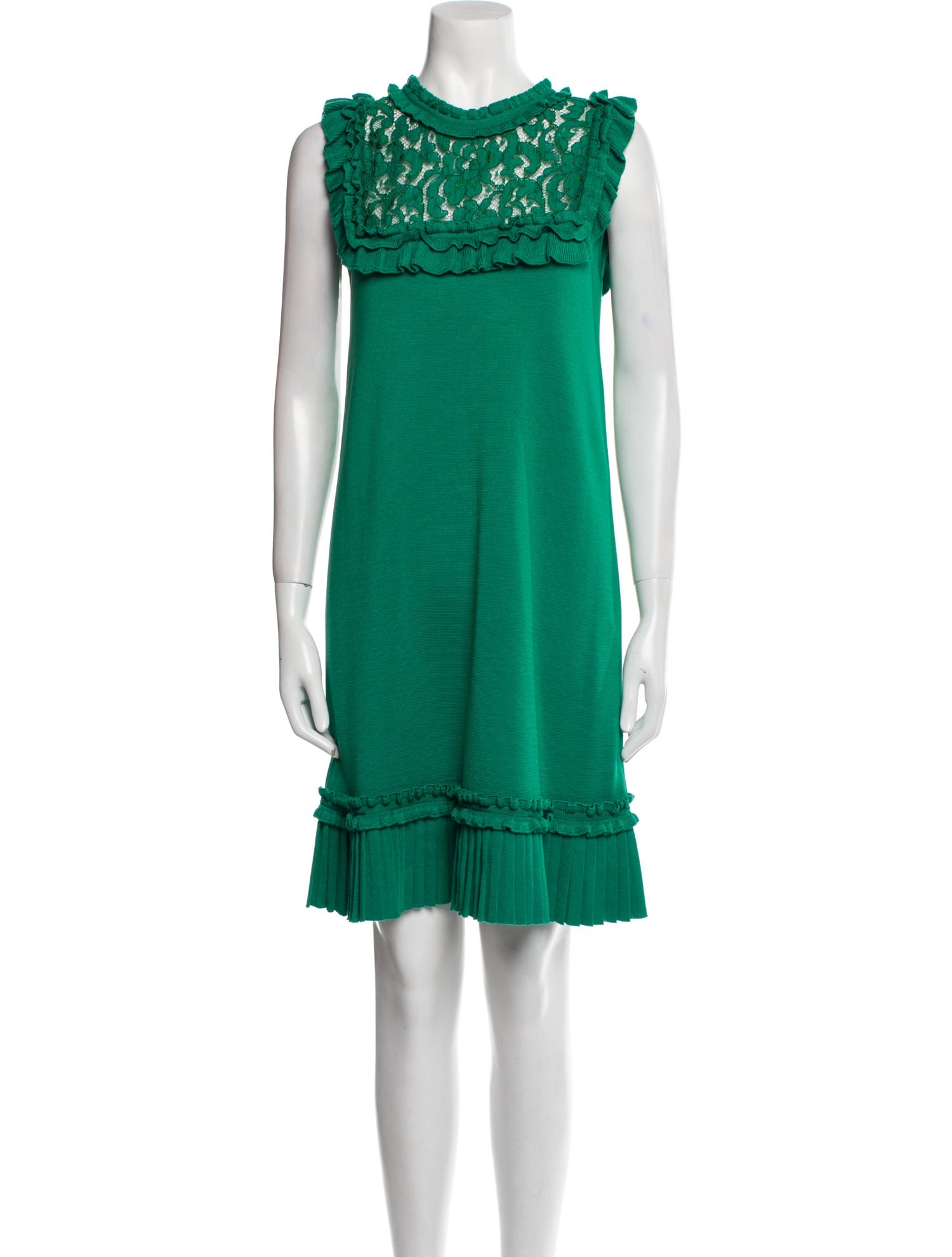 Andrew Gn Silk Knee-Length Dress - Green Dresses, Clothing - AND29421 | The RealReal Andrew Gn Silk Knee-Length Dress - Green Dresses, Clothing - AND29421 | The RealReal