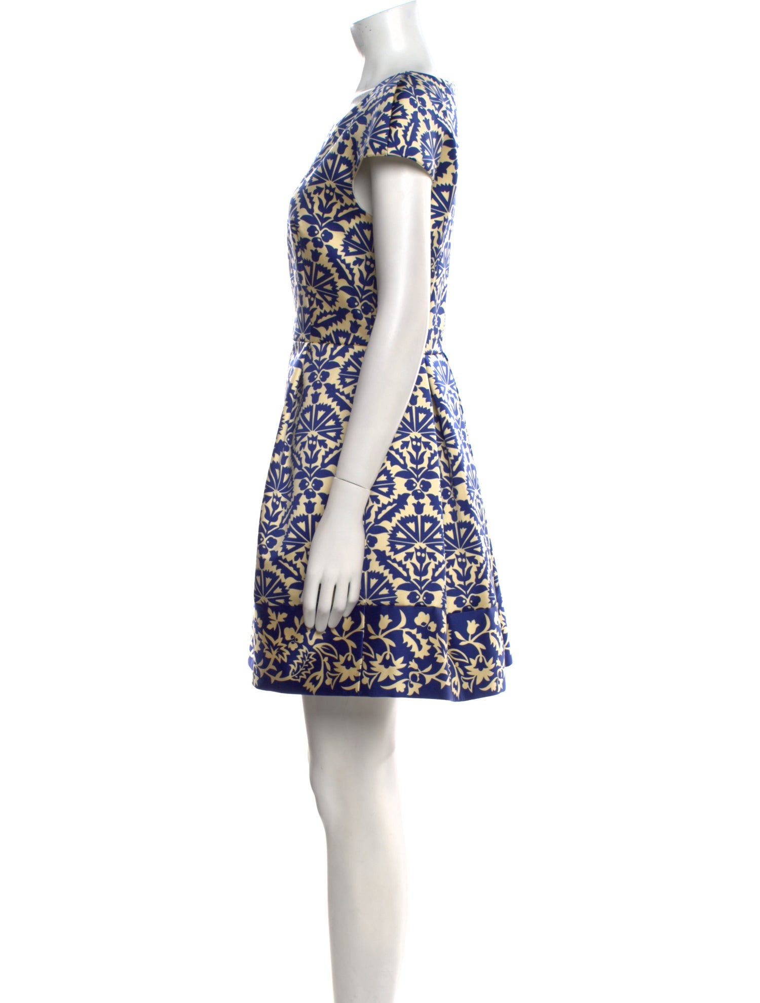 Andrew Gn Printed Mini Dress