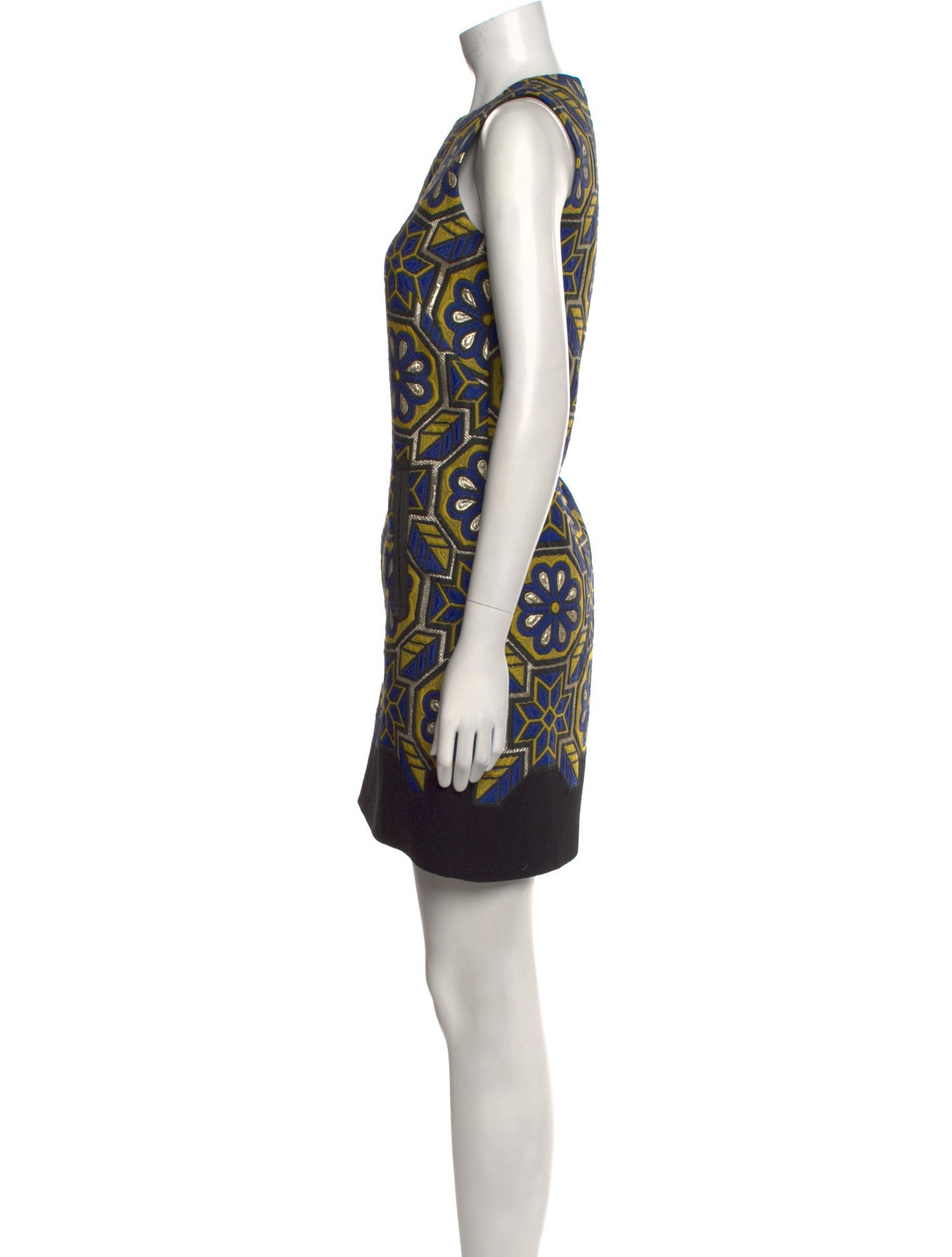 Andrew Gn Printed Mini Dress