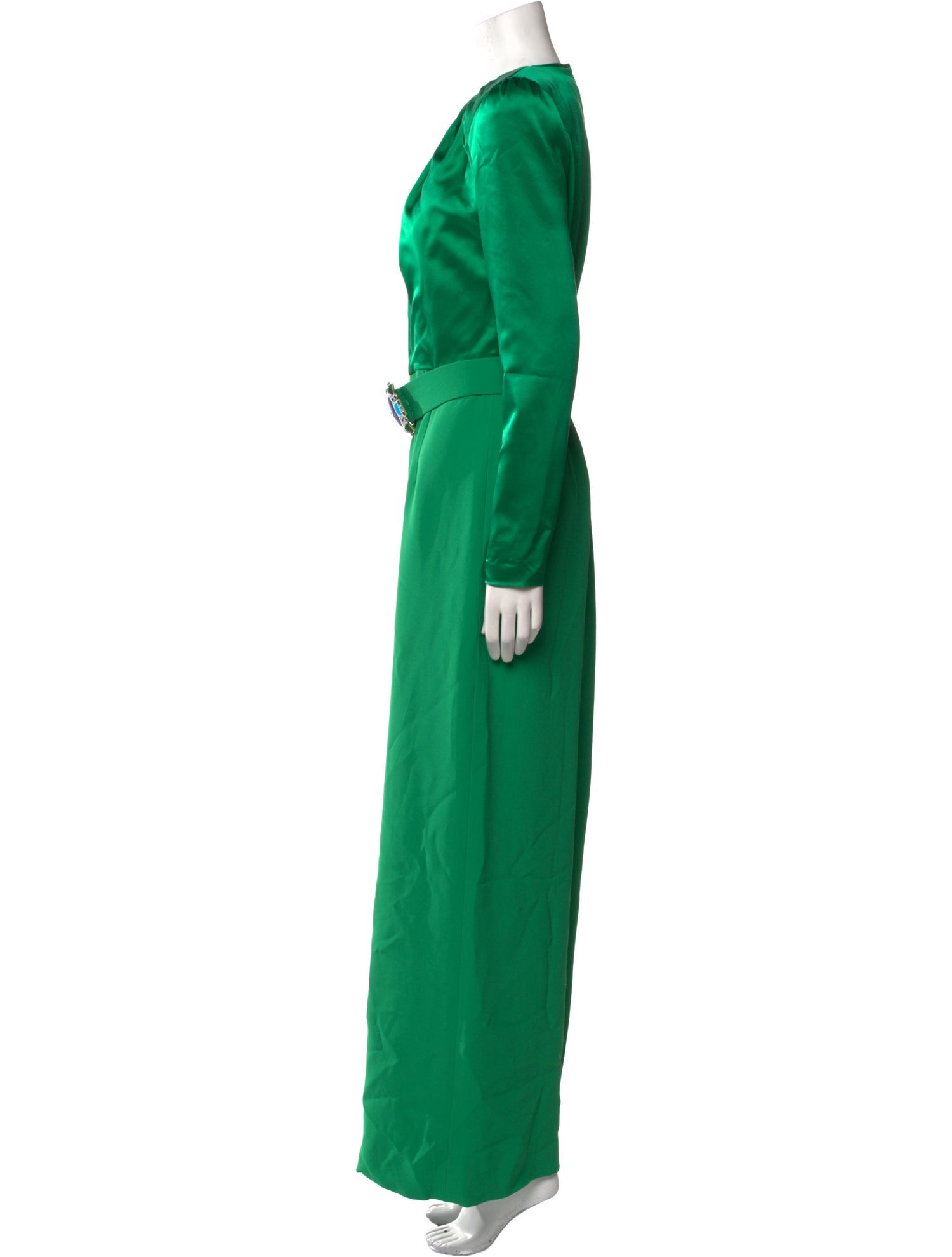 Andrew Gn Crew Neck Jumpsuit