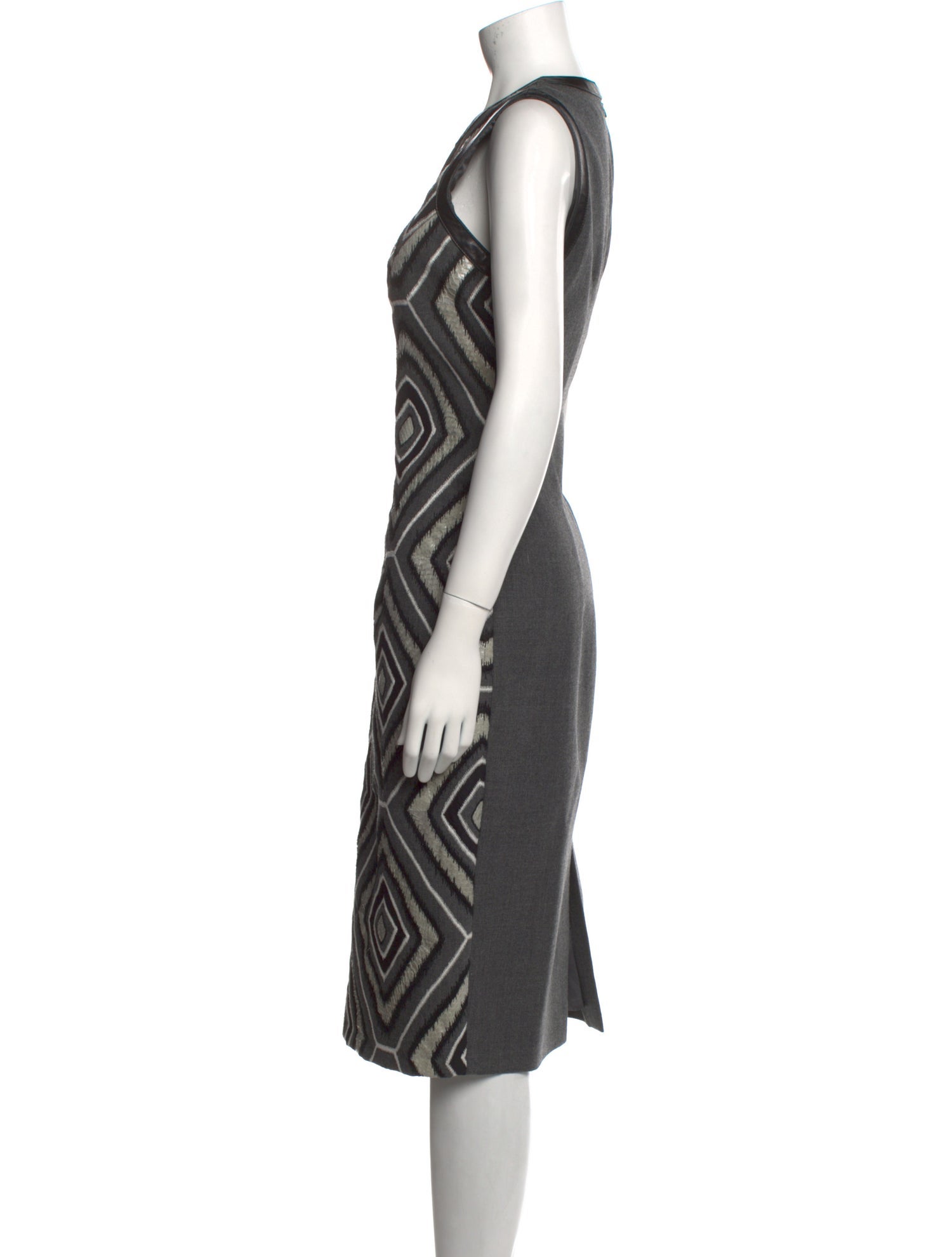 Andrew Gn Wool Midi Length Dress