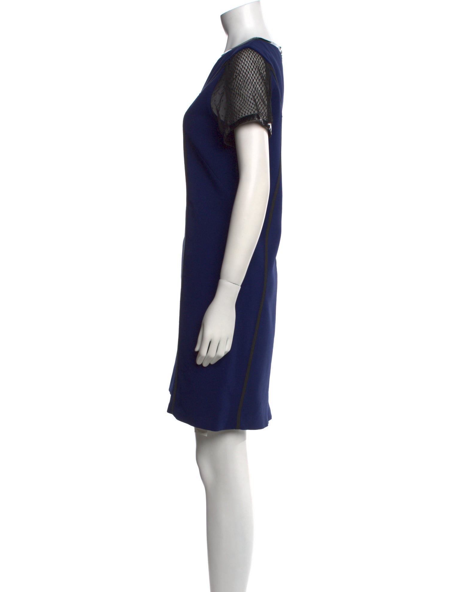 Andrew Gn Crew Neck Knee-Length Dress