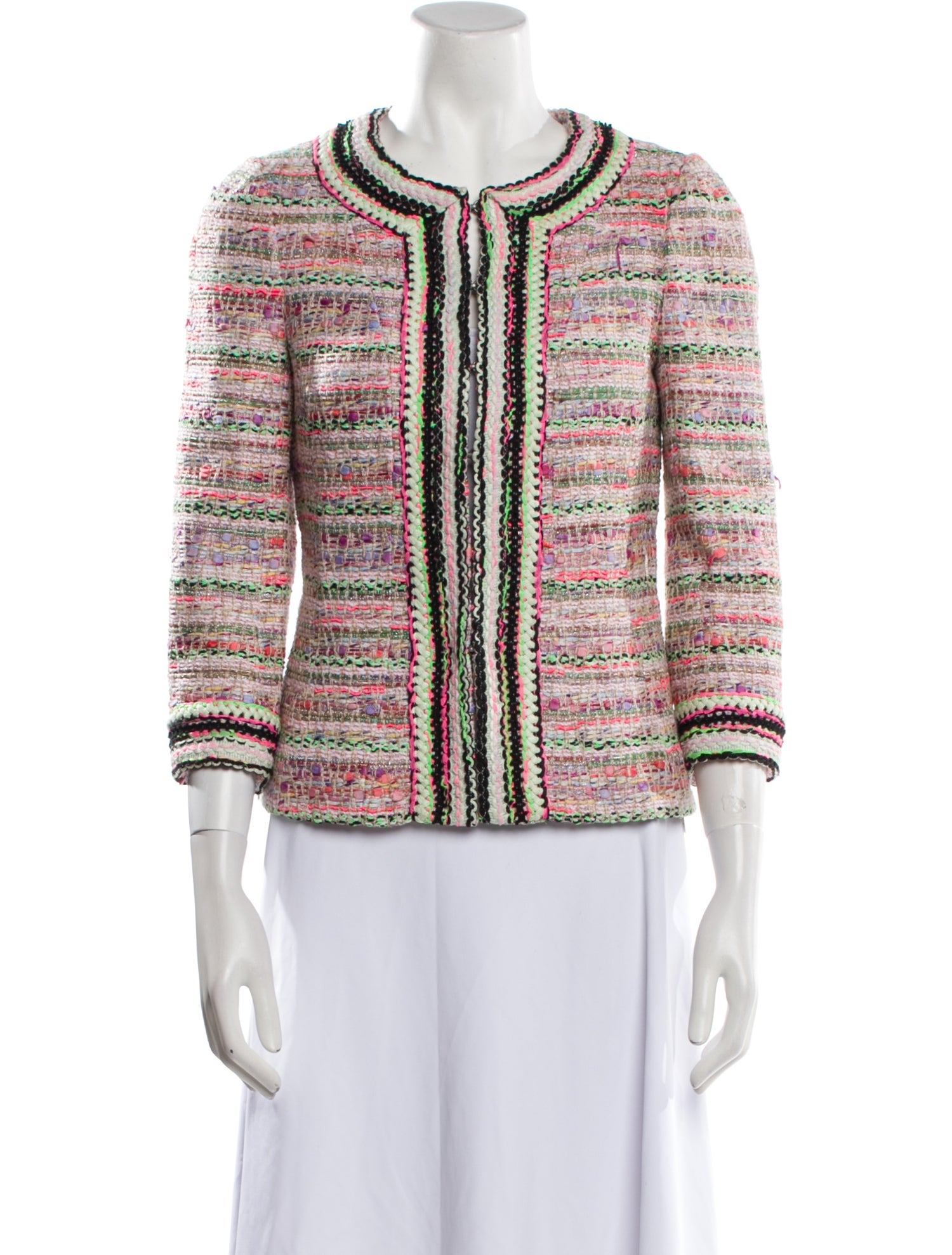 Andrew Gn Tweed Pattern Evening Jacket