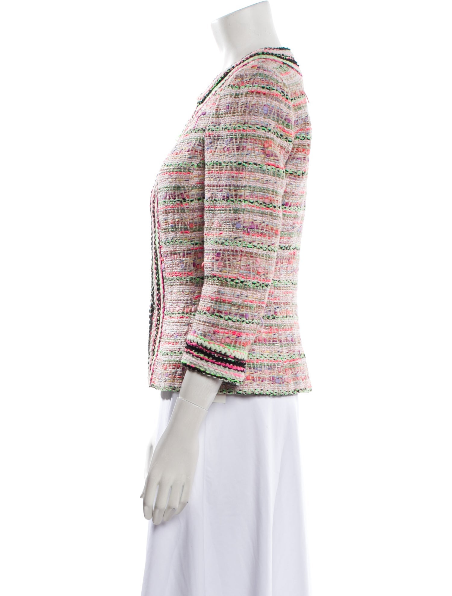 Andrew Gn Tweed Pattern Evening Jacket