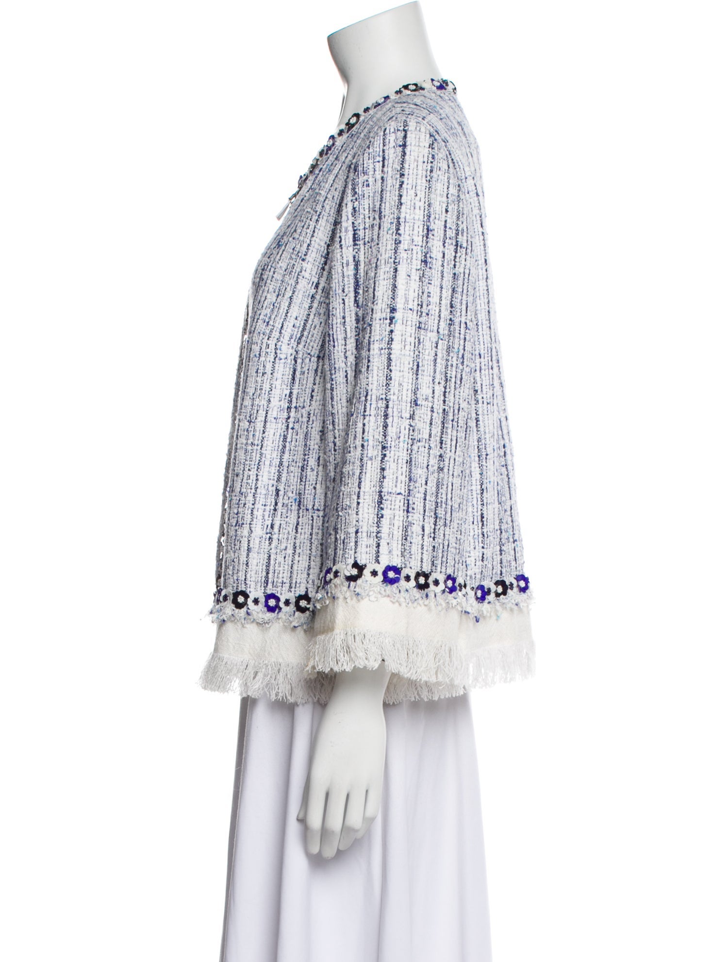 Andrew Gn Tweed Pattern Evening Jacket