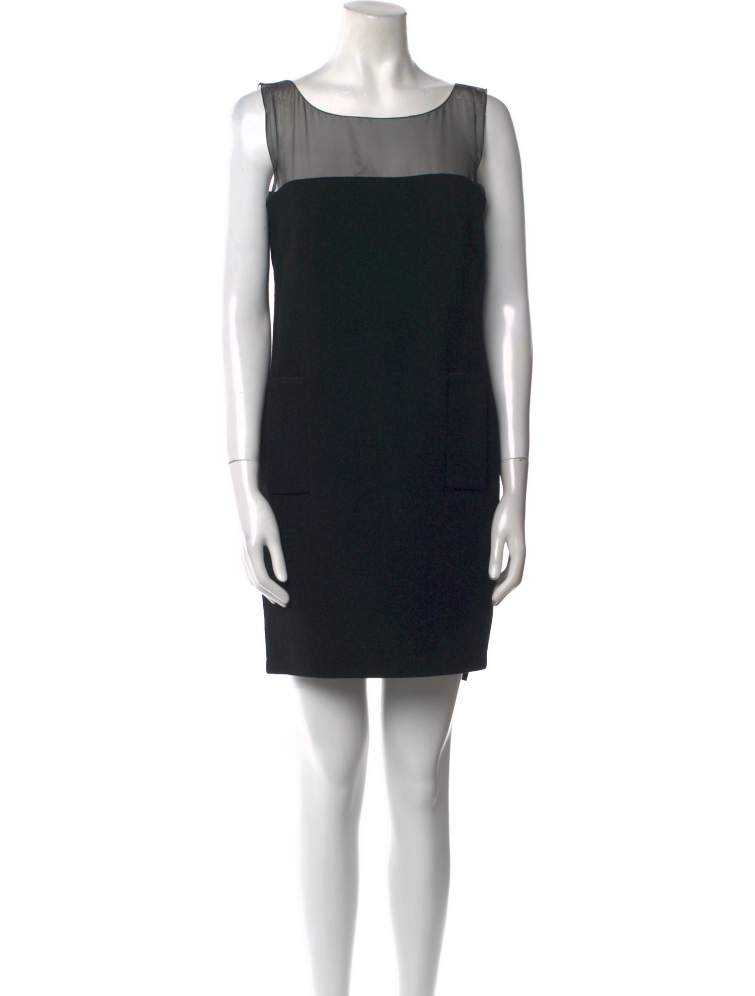 Andrew Gn Virgin Wool Mini Dress