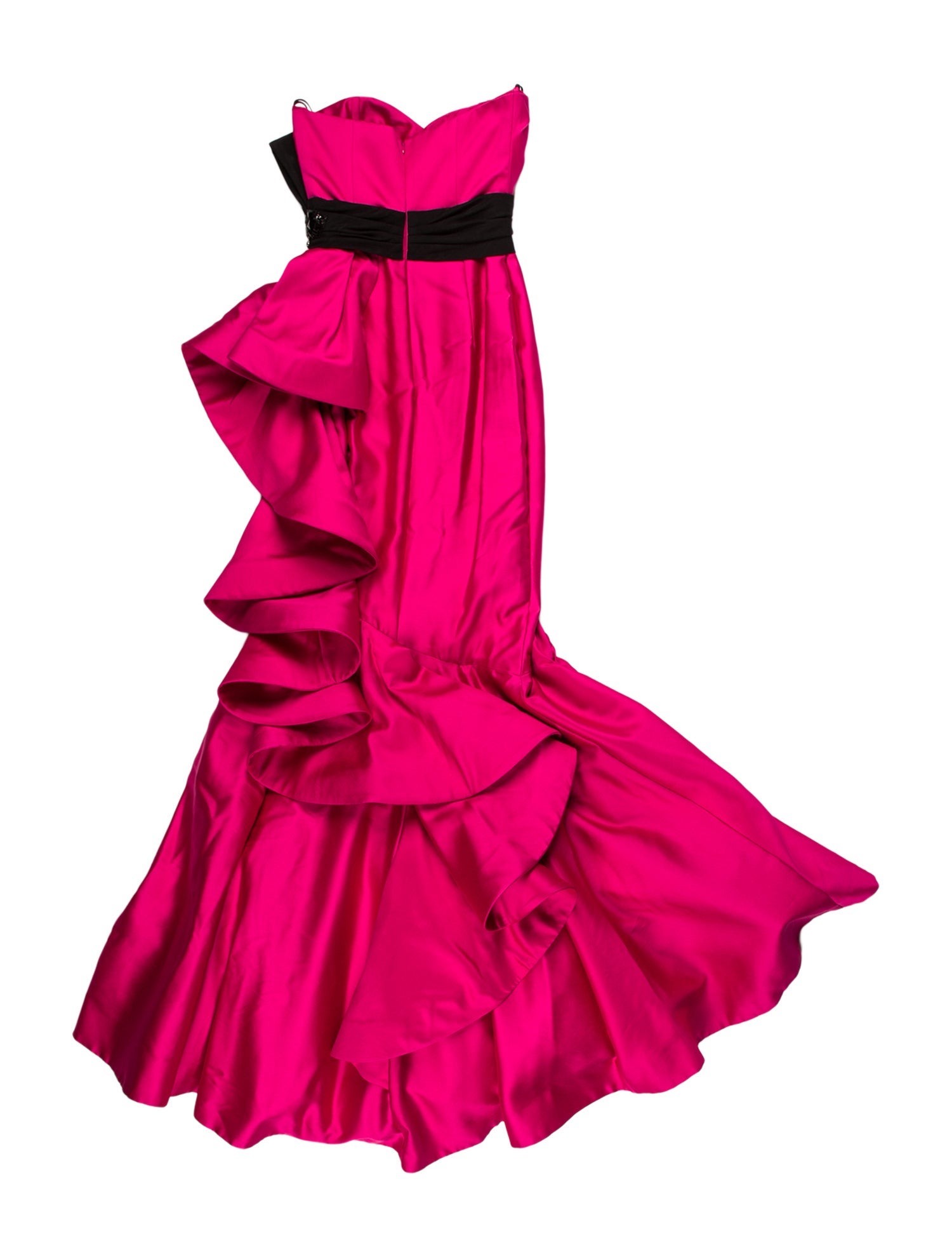 Andrew Gn Strapless Long Dress