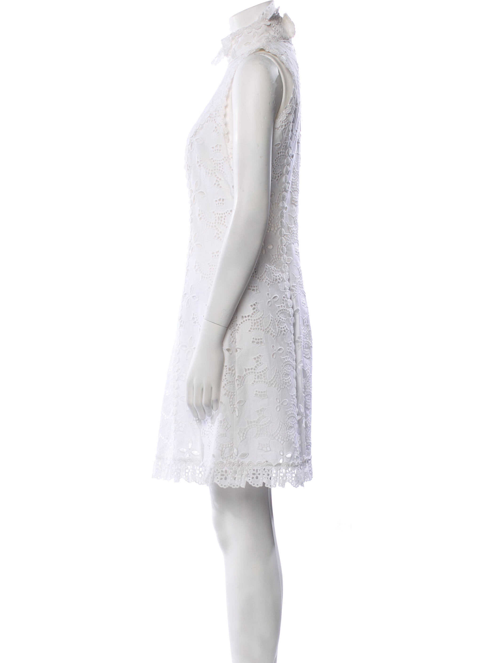 Andrew Gn Mock Neck Knee-Length Dress