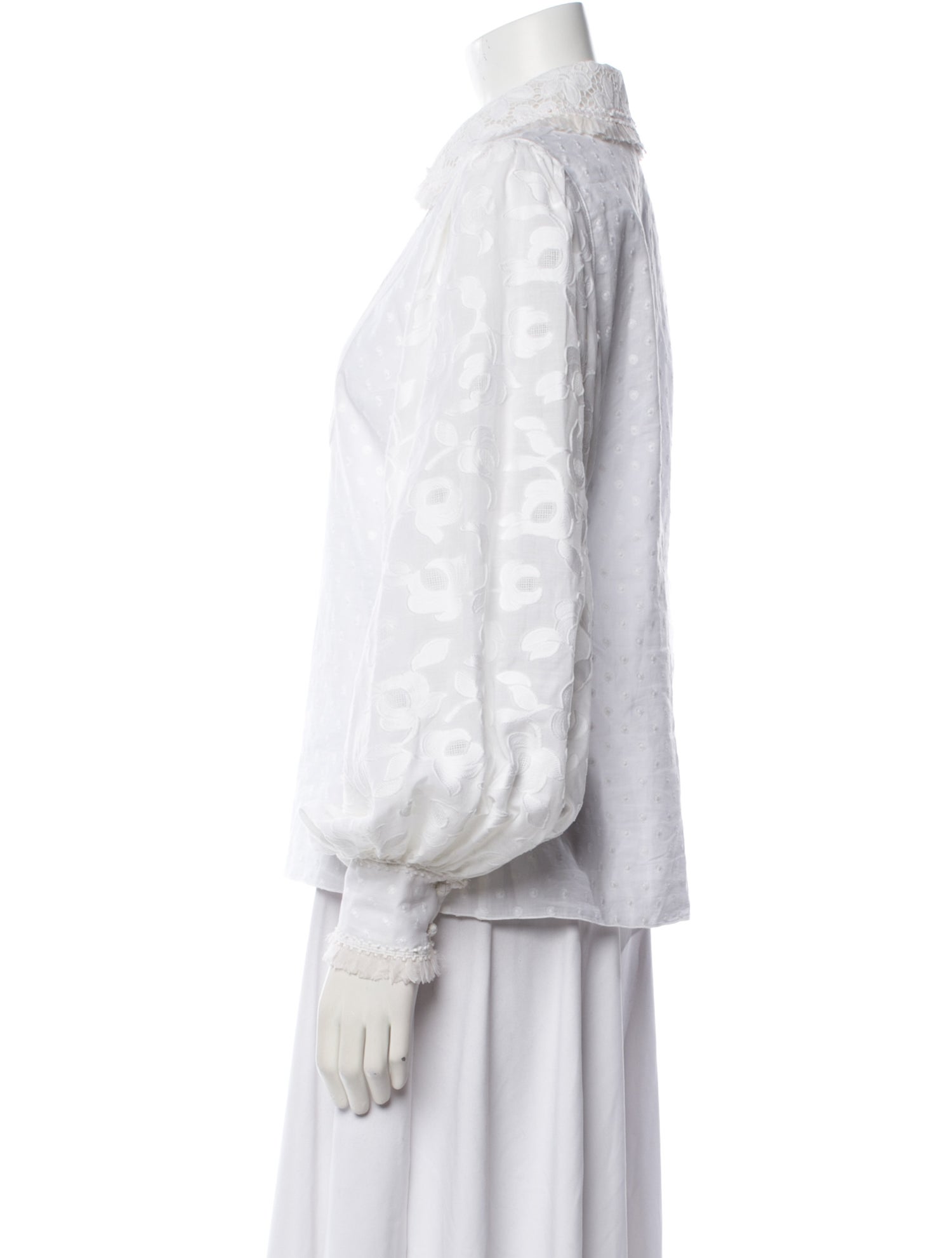 Andrew Gn Long Sleeve Blouse