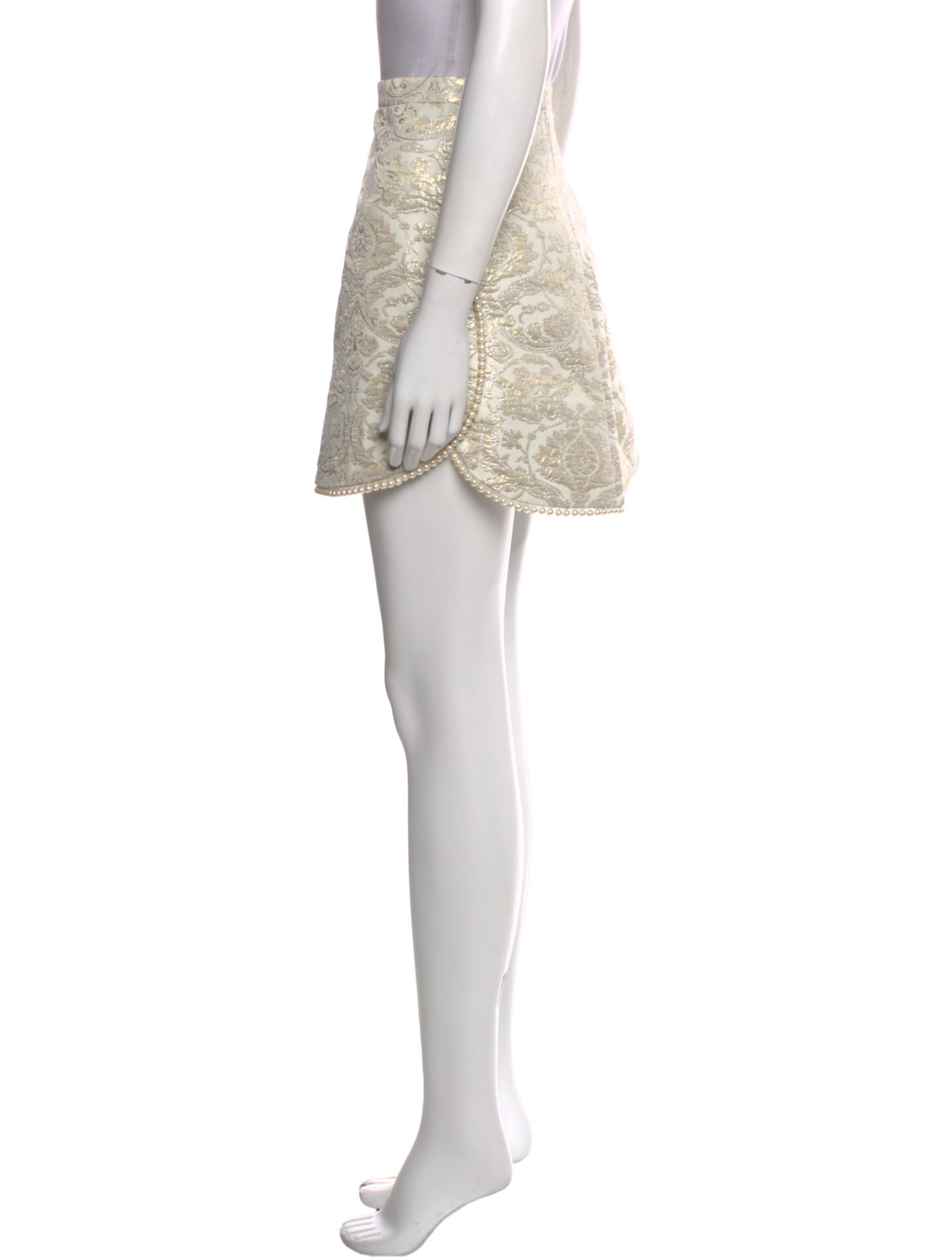 Andrew Gn Printed Mini Skirt