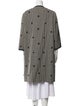 Andrew Gn Wool Houndstooth Print Coat