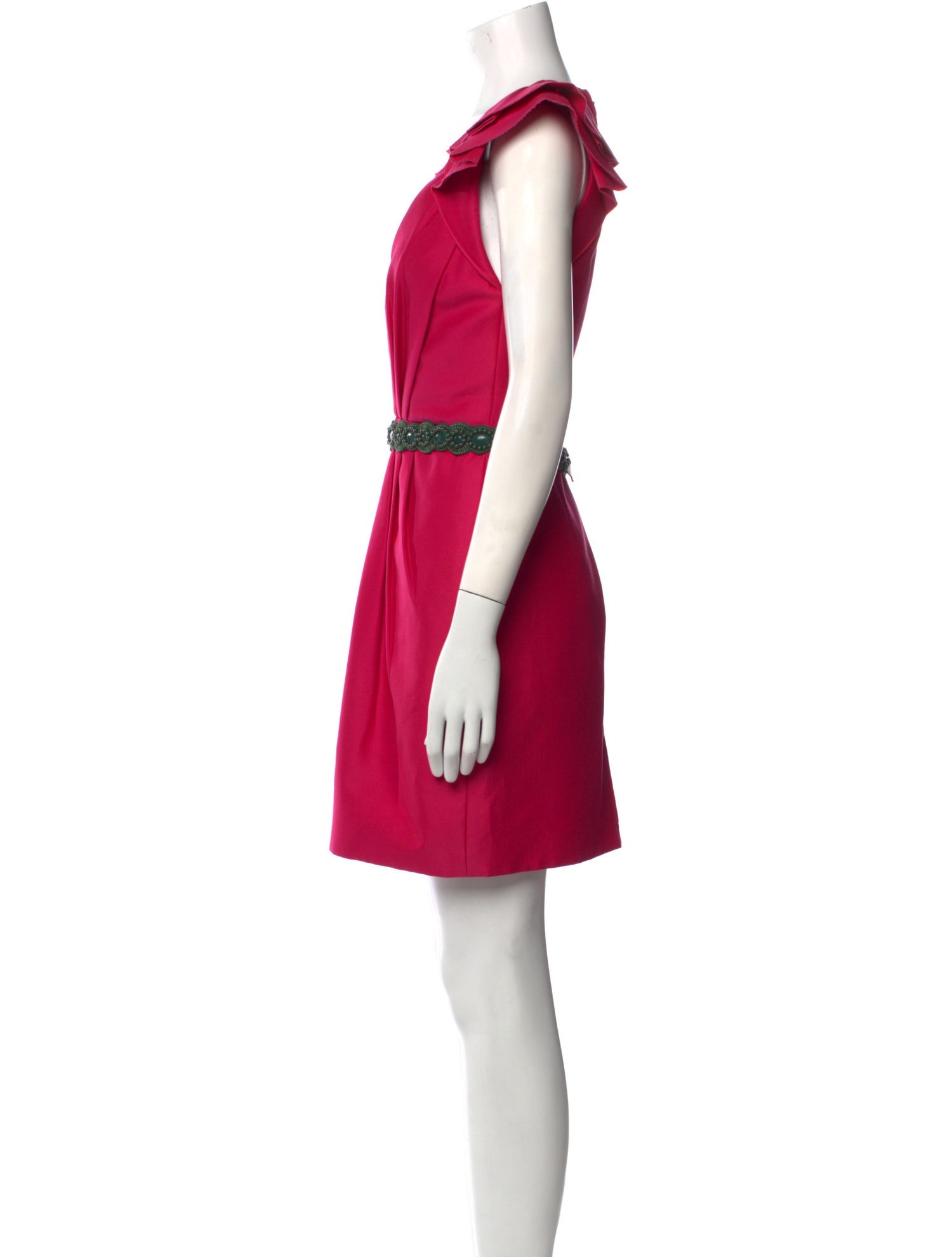 Andrew Gn V-Neck Mini Dress