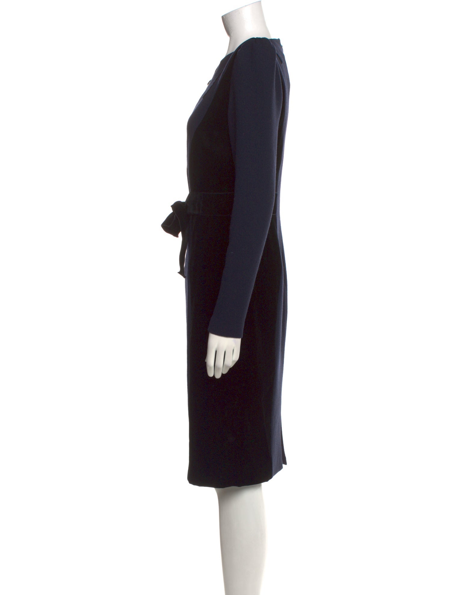 Andrew Gn Virgin Wool Knee-Length Dress