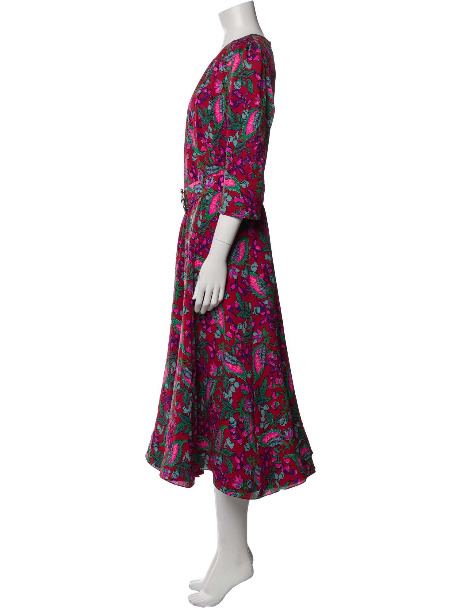 Andrew Gn Silk Long Dress
