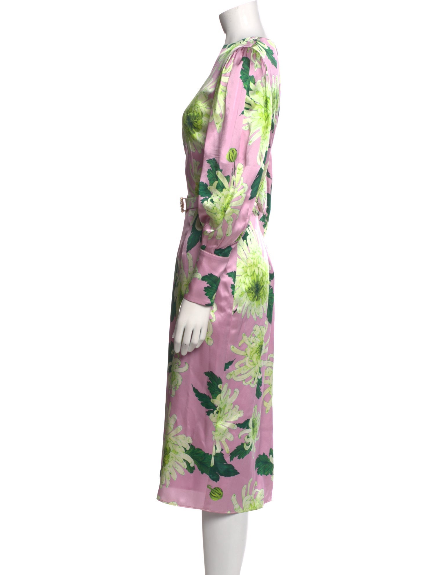 Andrew Gn Silk Midi Length Dress