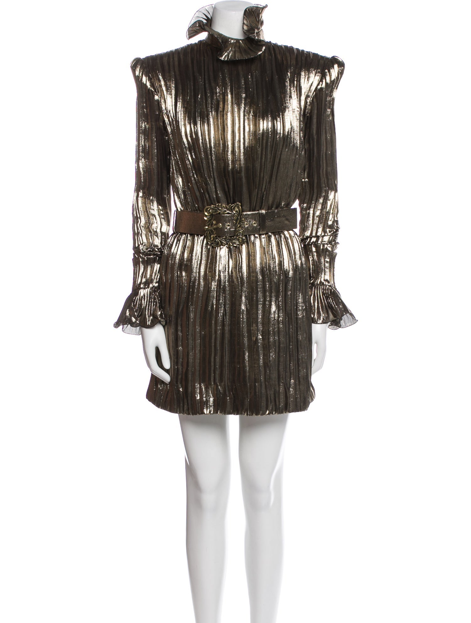 Andrew Gn Silk Mini Dress