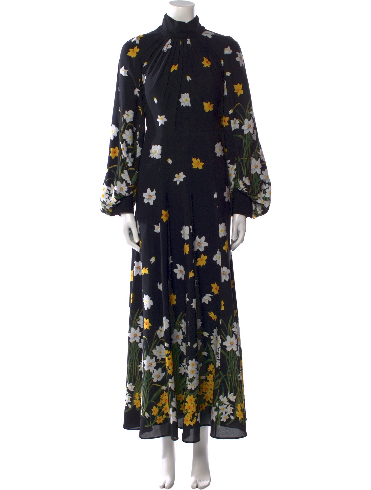 Andrew Gn Silk Long Dress