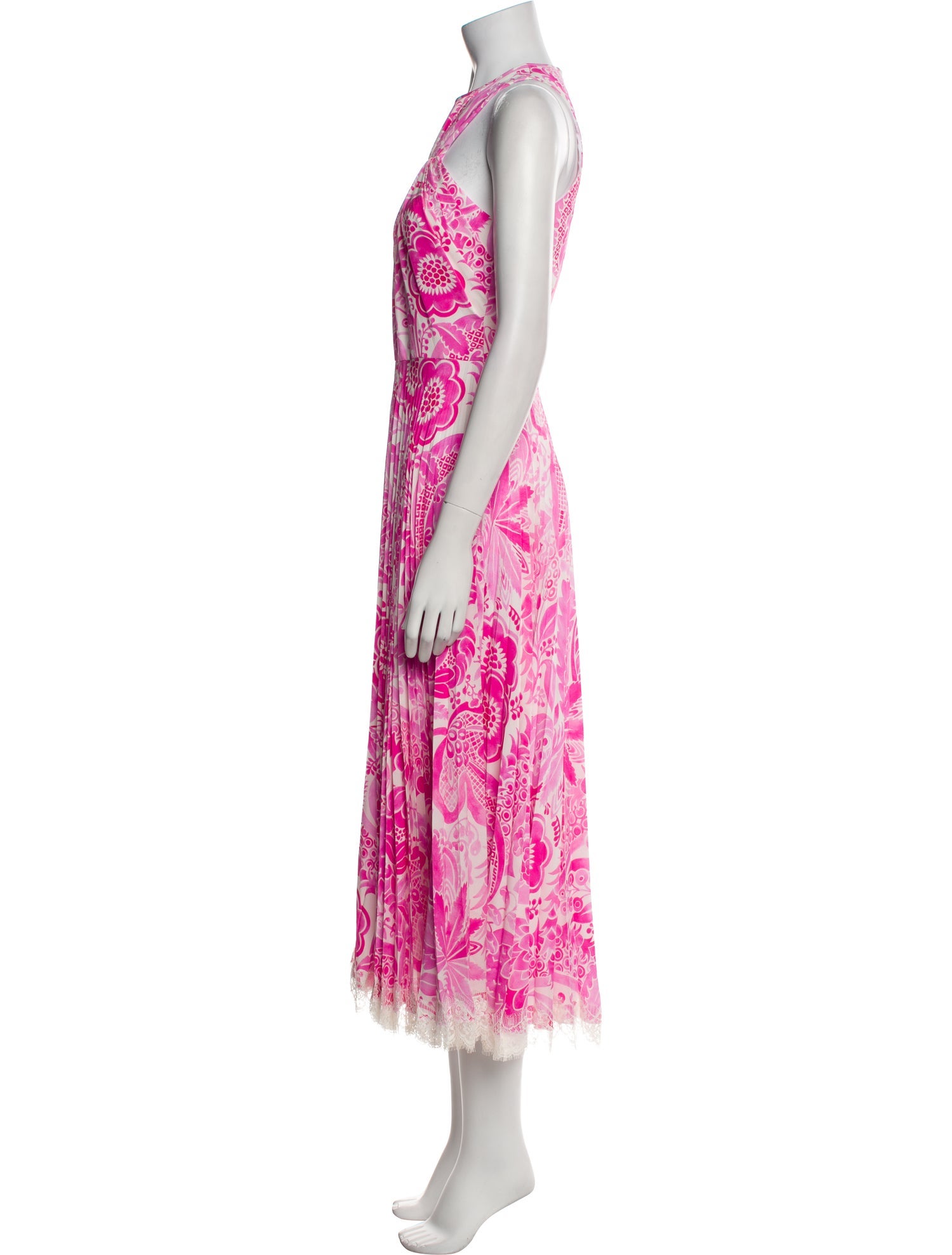 Andrew Gn Silk Long Dress