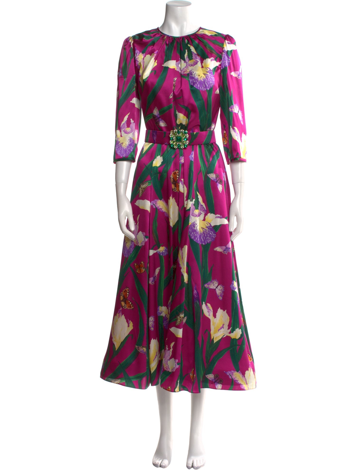 Andrew Gn Silk Long Dress w/ Tags