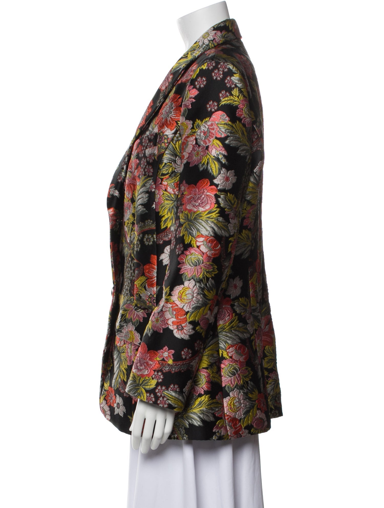Andrew Gn Floral Print Blazer