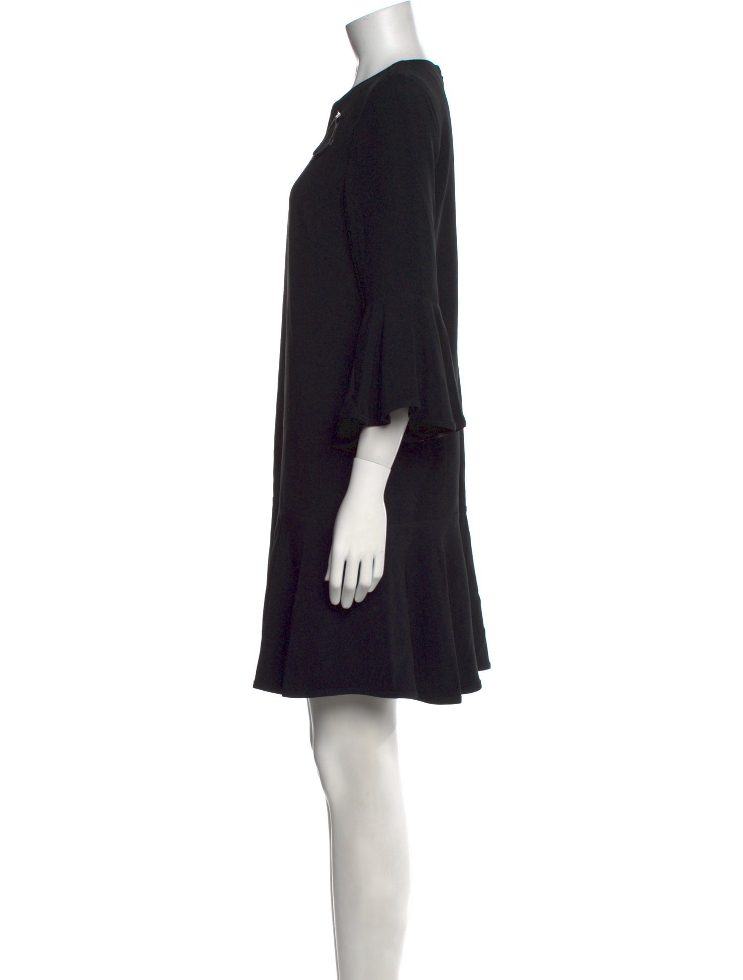 Andrew Gn Crew Neck Mini Dress