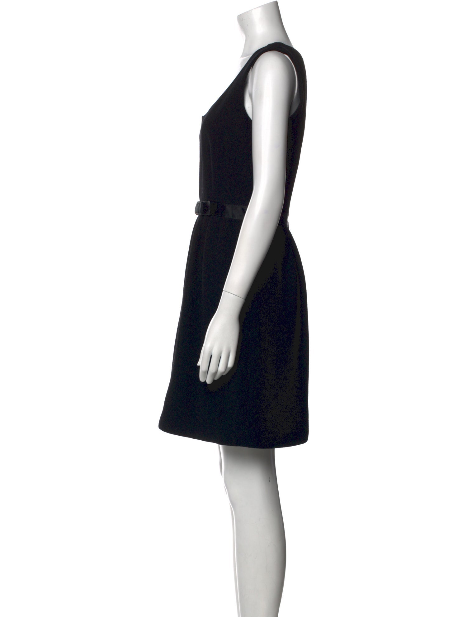 Andrew Gn Virgin Wool Mini Dress