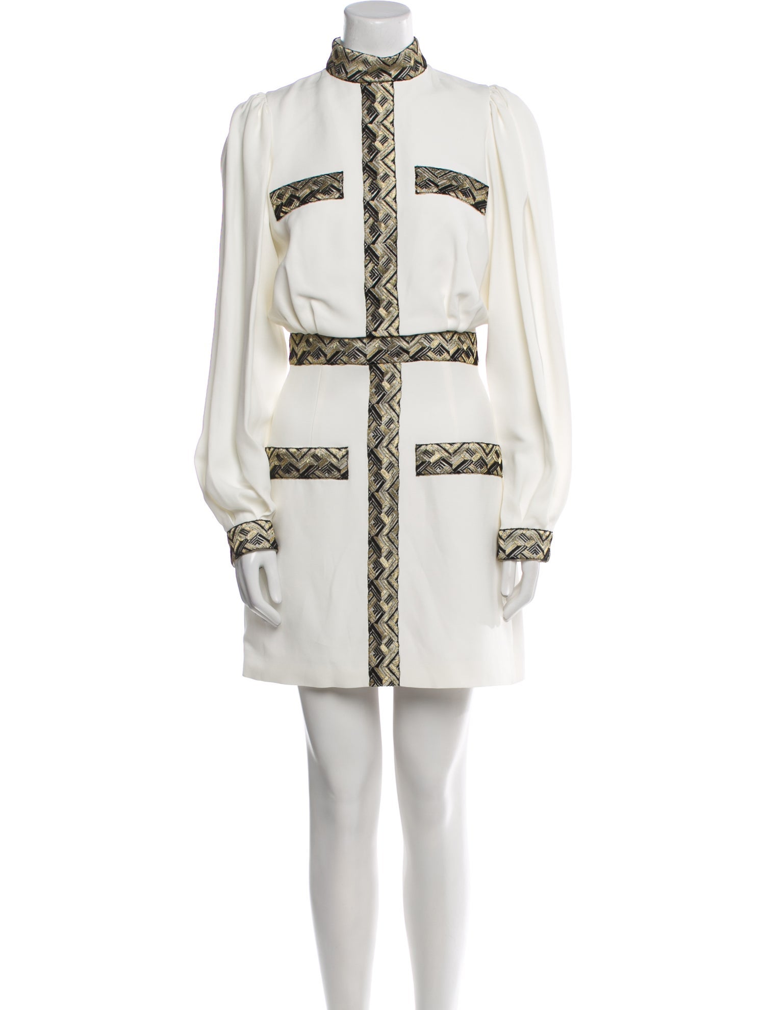 Andrew Gn Printed Mini Dress