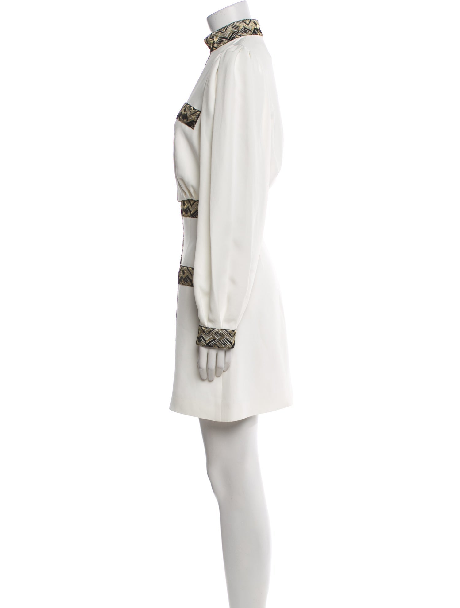 Andrew Gn Printed Mini Dress