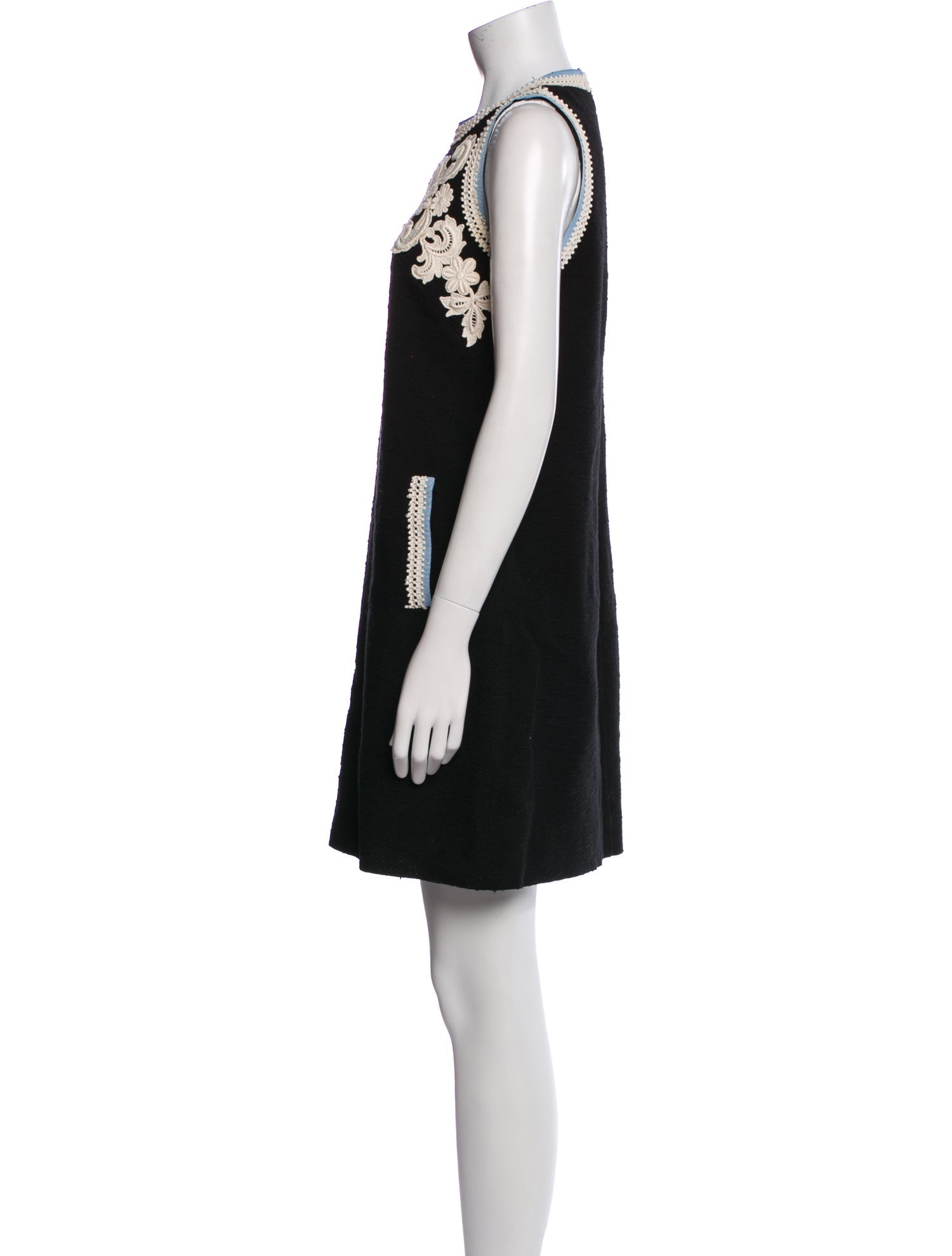 Andrew Gn Printed Mini Dress