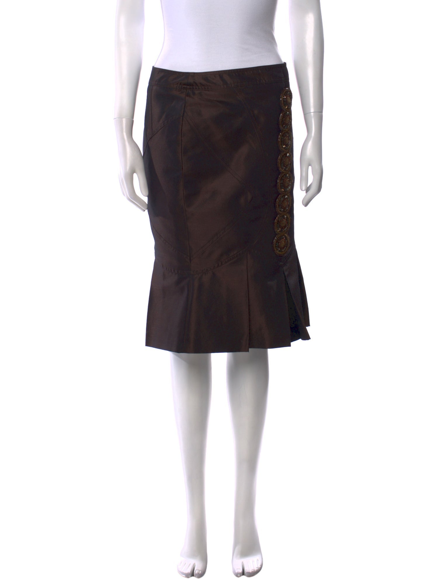 Andrew Gn Sequin Embellishments Knee-Length Skirt