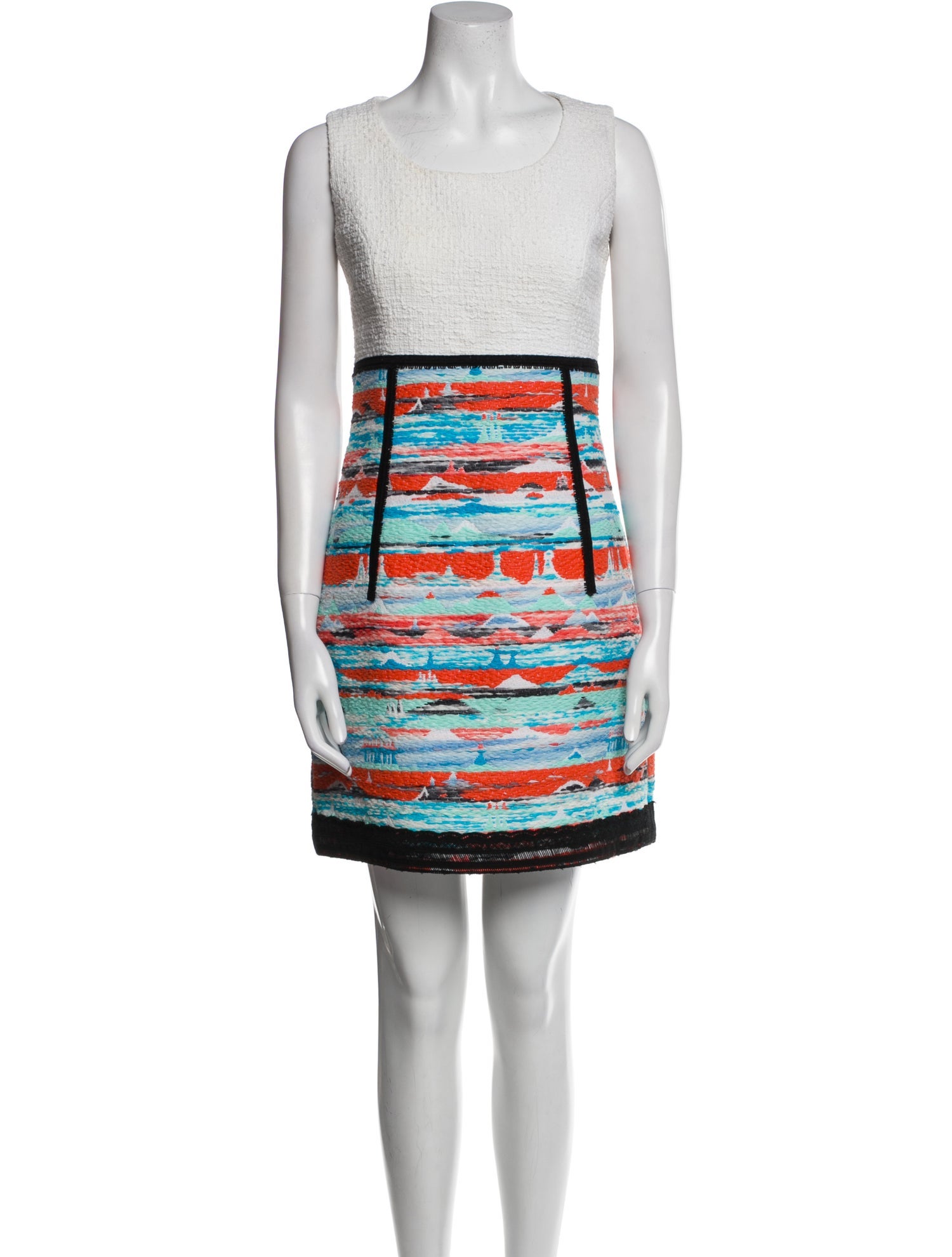 Andrew Gn Striped Mini Dress