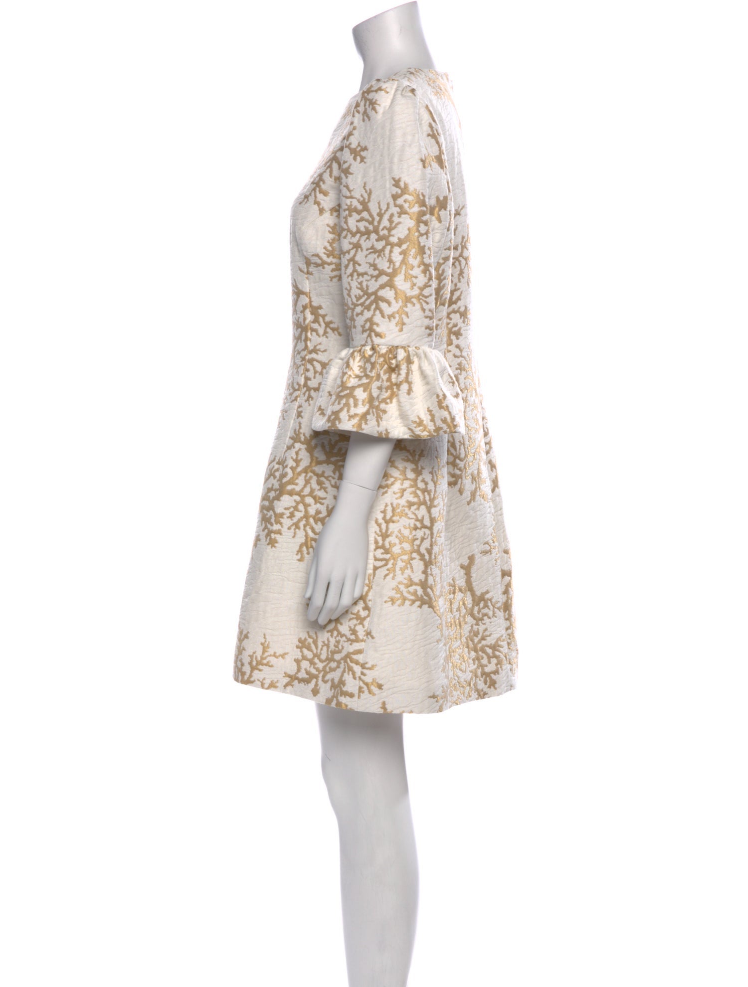 Andrew Gn Printed Knee-Length Dress