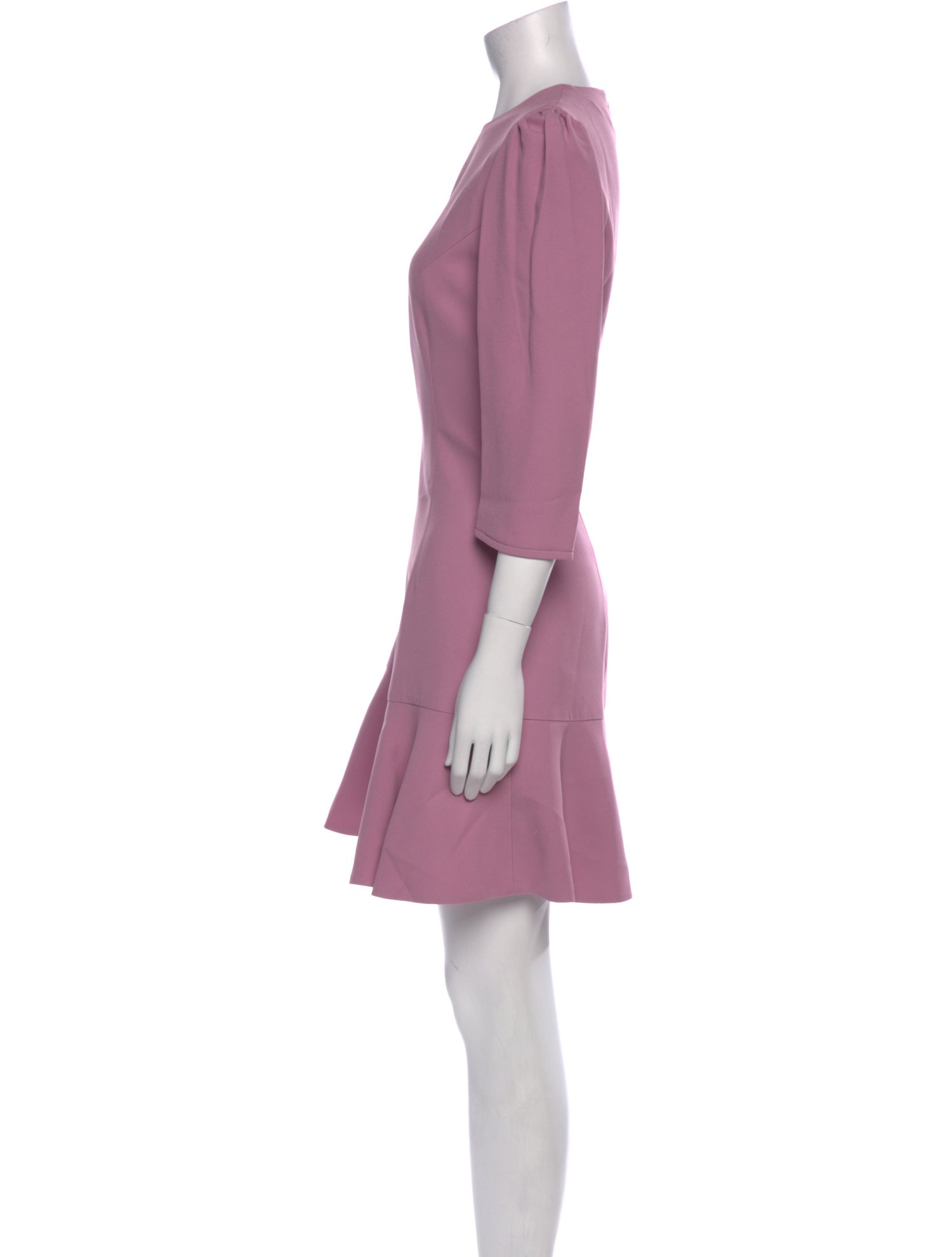 Andrew Gn Crew Neck Knee-Length Dress