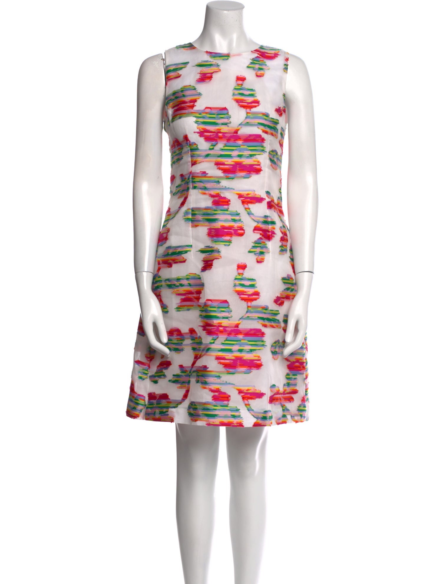 Andrew Gn Printed Knee-Length Dress