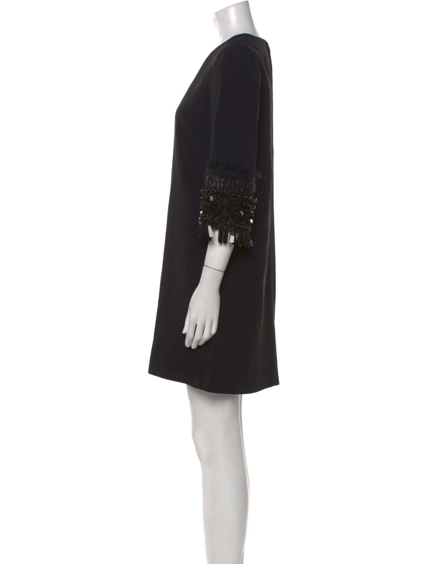 Andrew Gn V-Neck Mini Dress