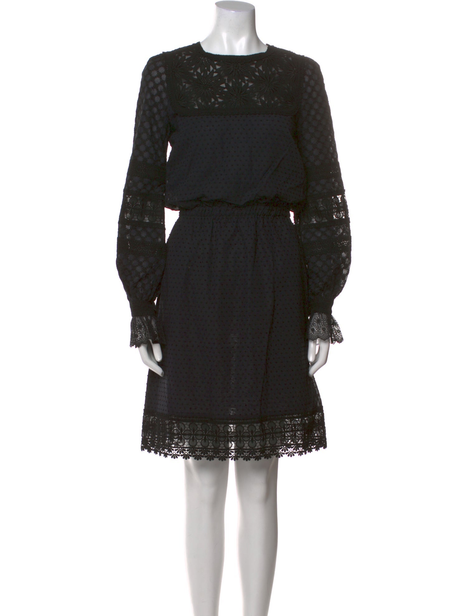 Andrew Gn Bateau Neckline Knee-Length Dress