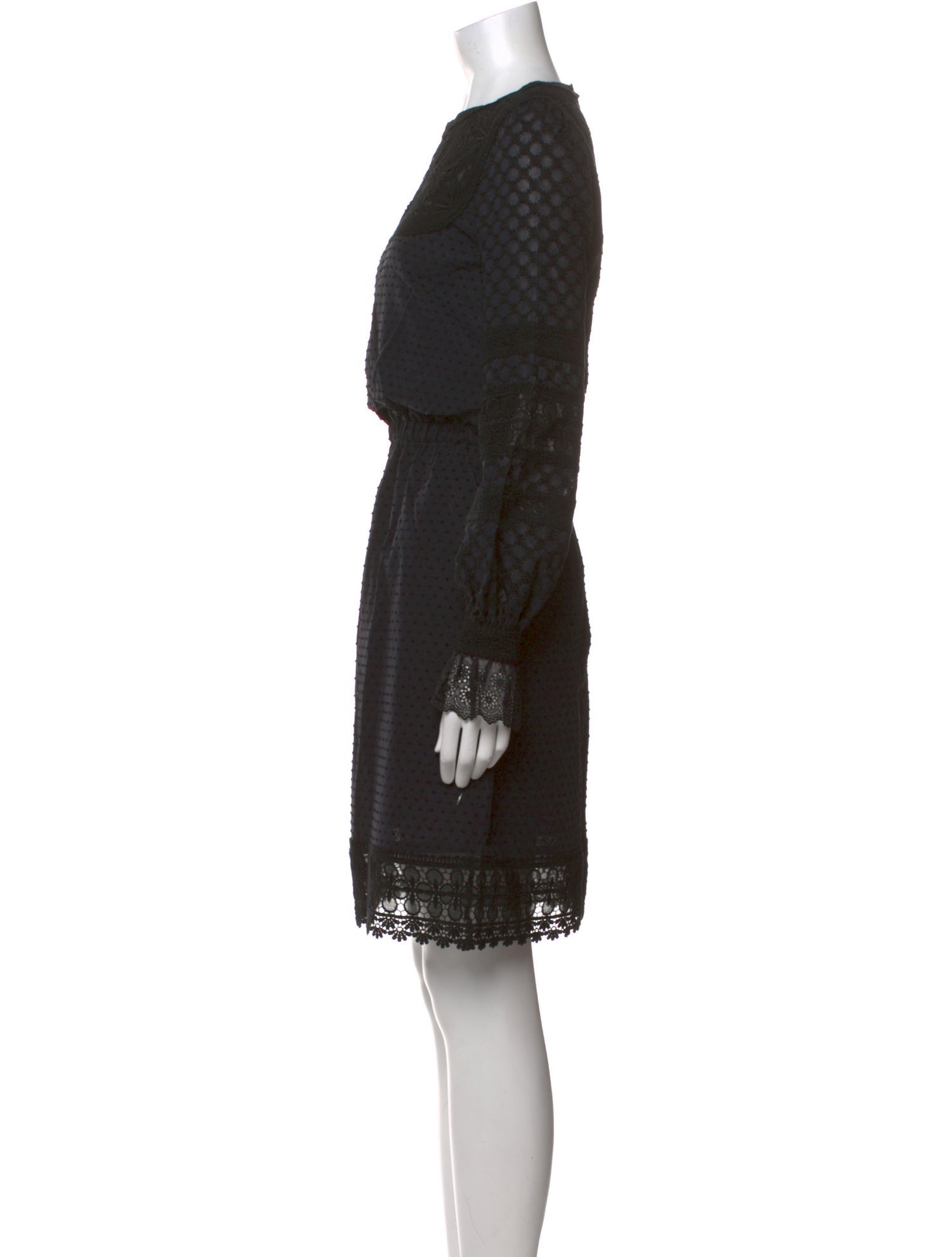 Andrew Gn Bateau Neckline Knee-Length Dress